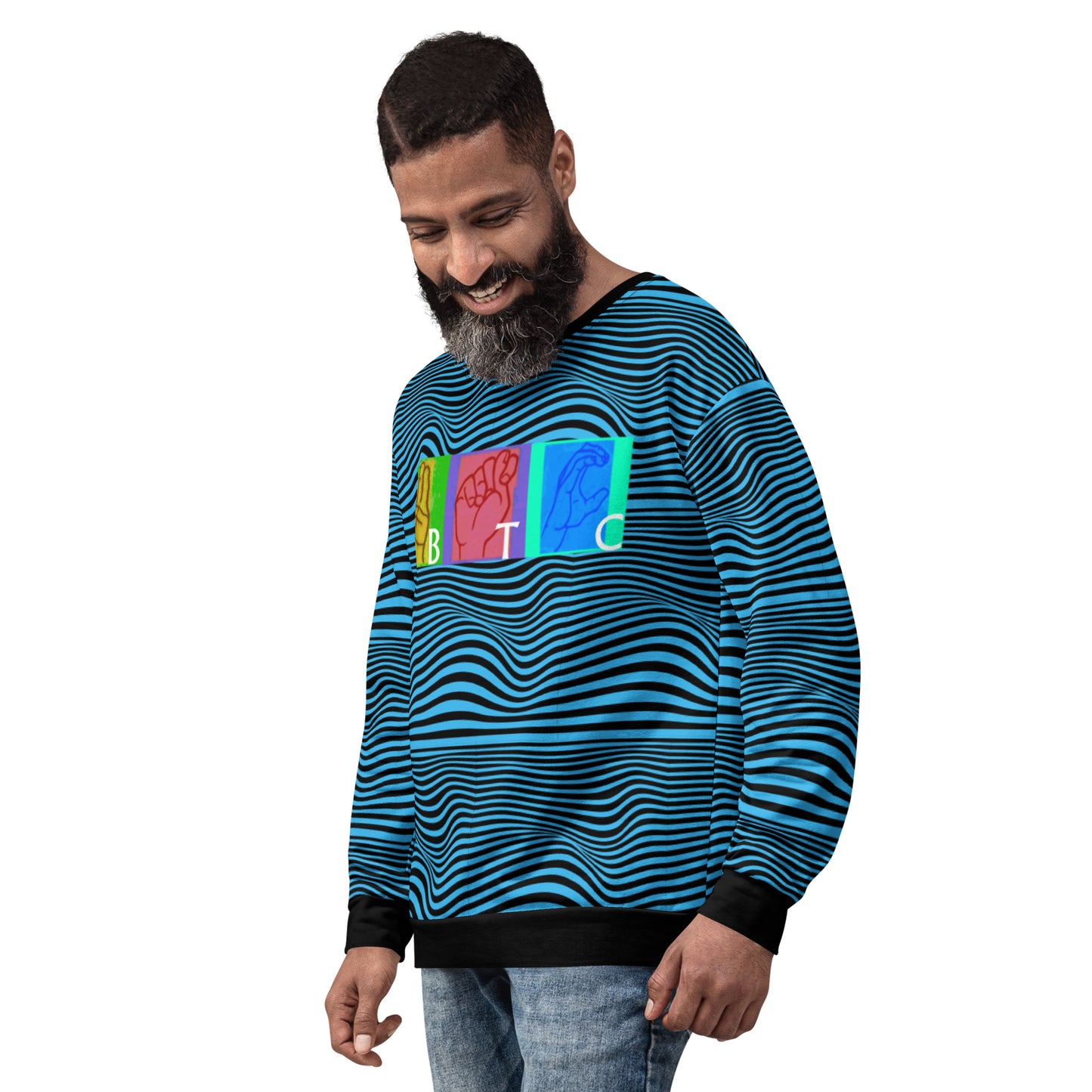 Bitcoin Sign Sweatshirt printful
