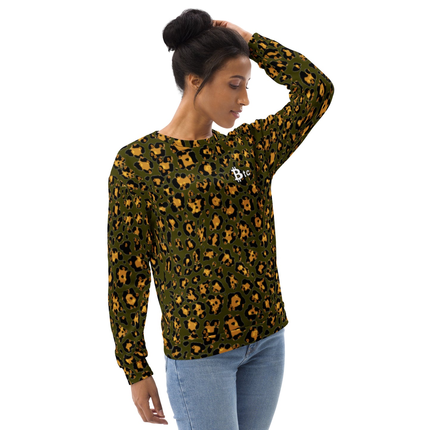 Bitcoin Leopard Army Sweatshirt In N Out Crypto