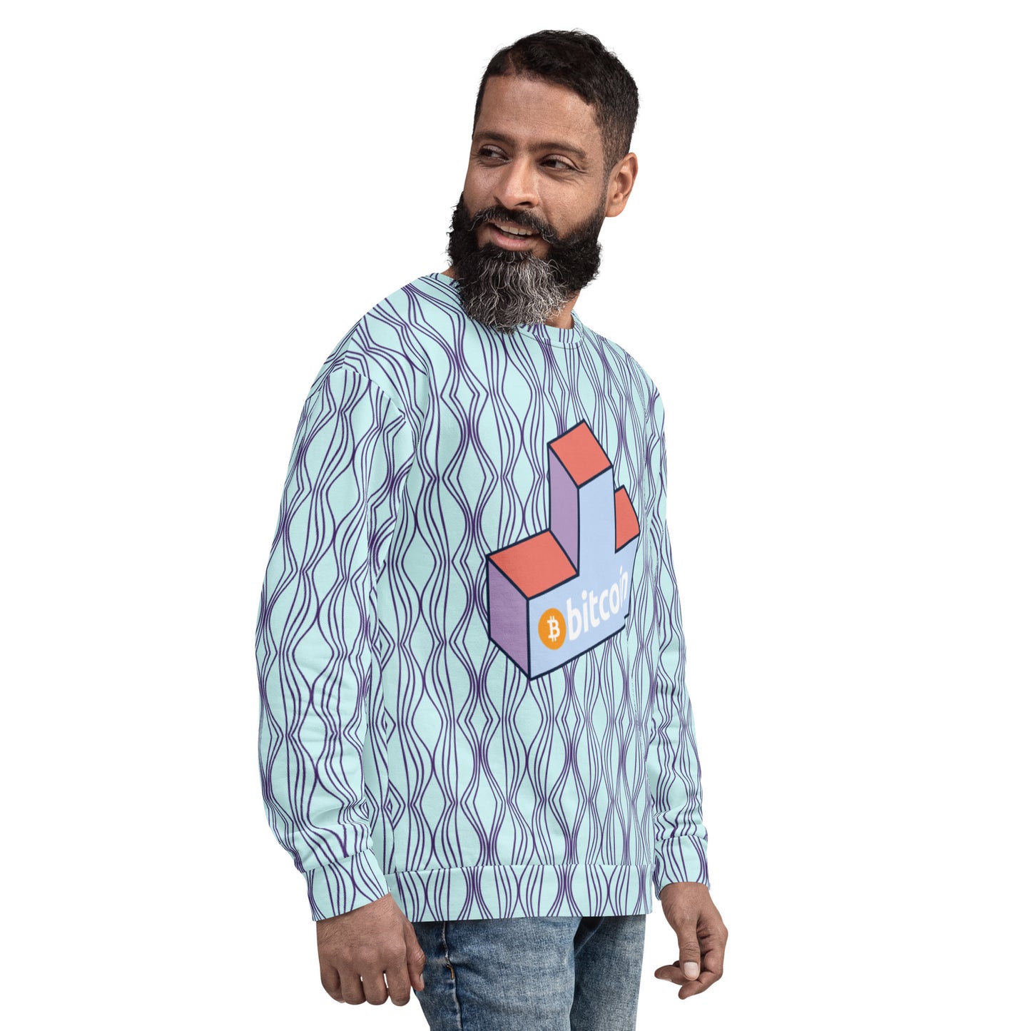 Bitcoin Tetrix Sweatshirt printful