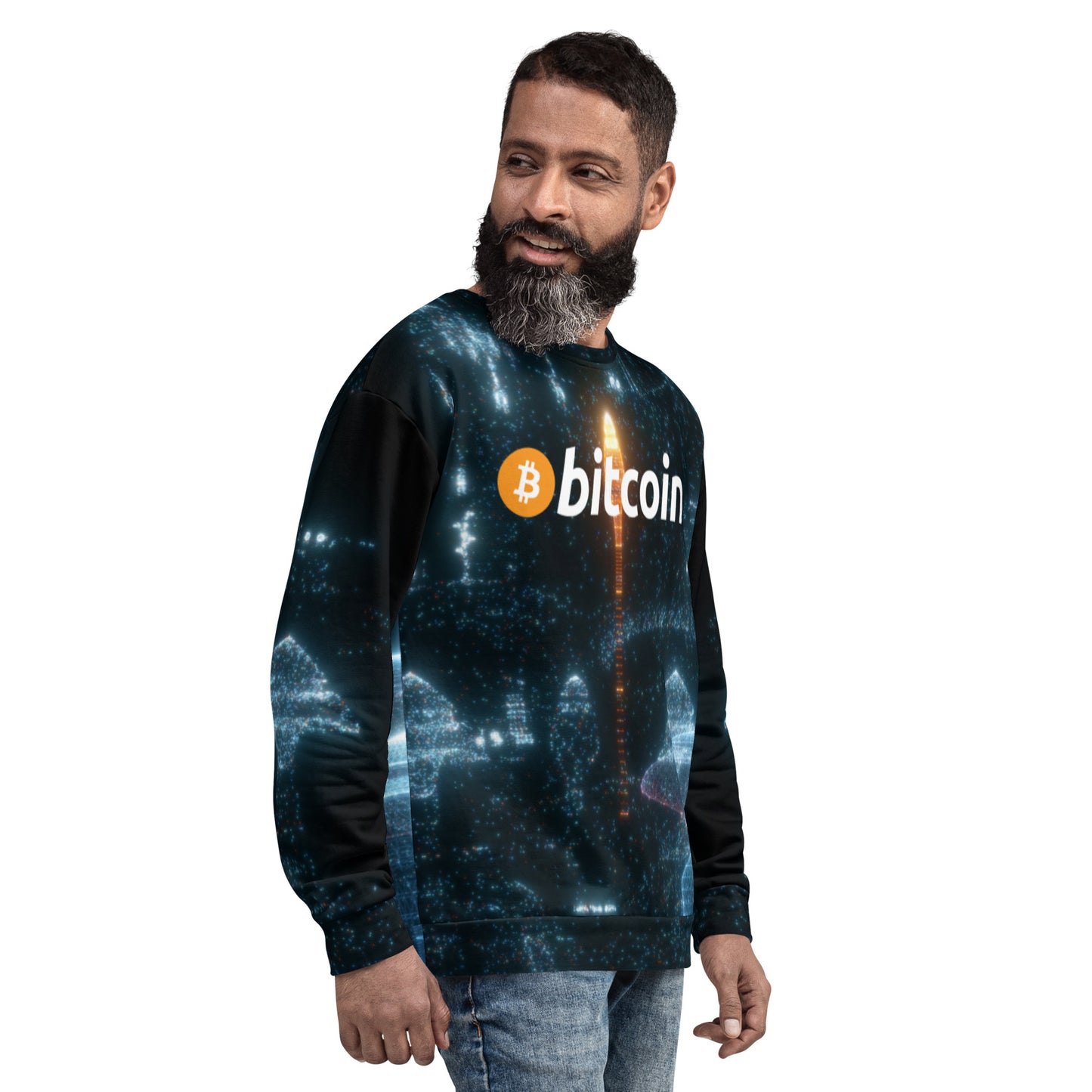 Bitcoin F Space Sweatshirt printful