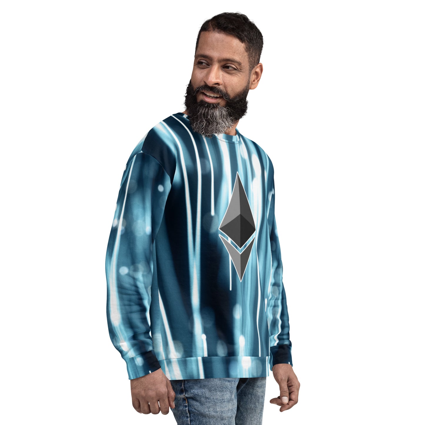 Ethereum Optics Logo Sweatshirt printful