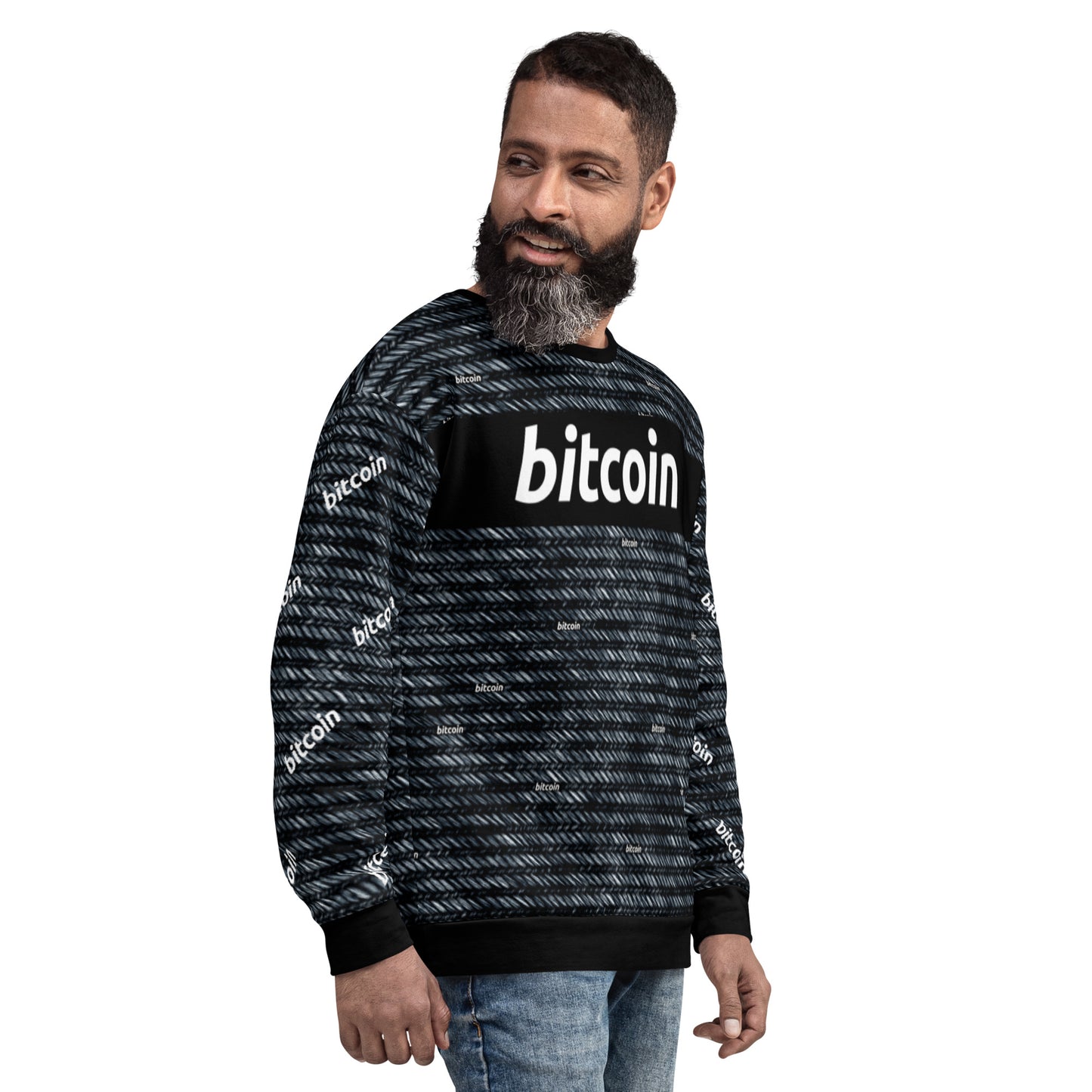 Bitcoin Jeans Stylish Sweatshirt printful