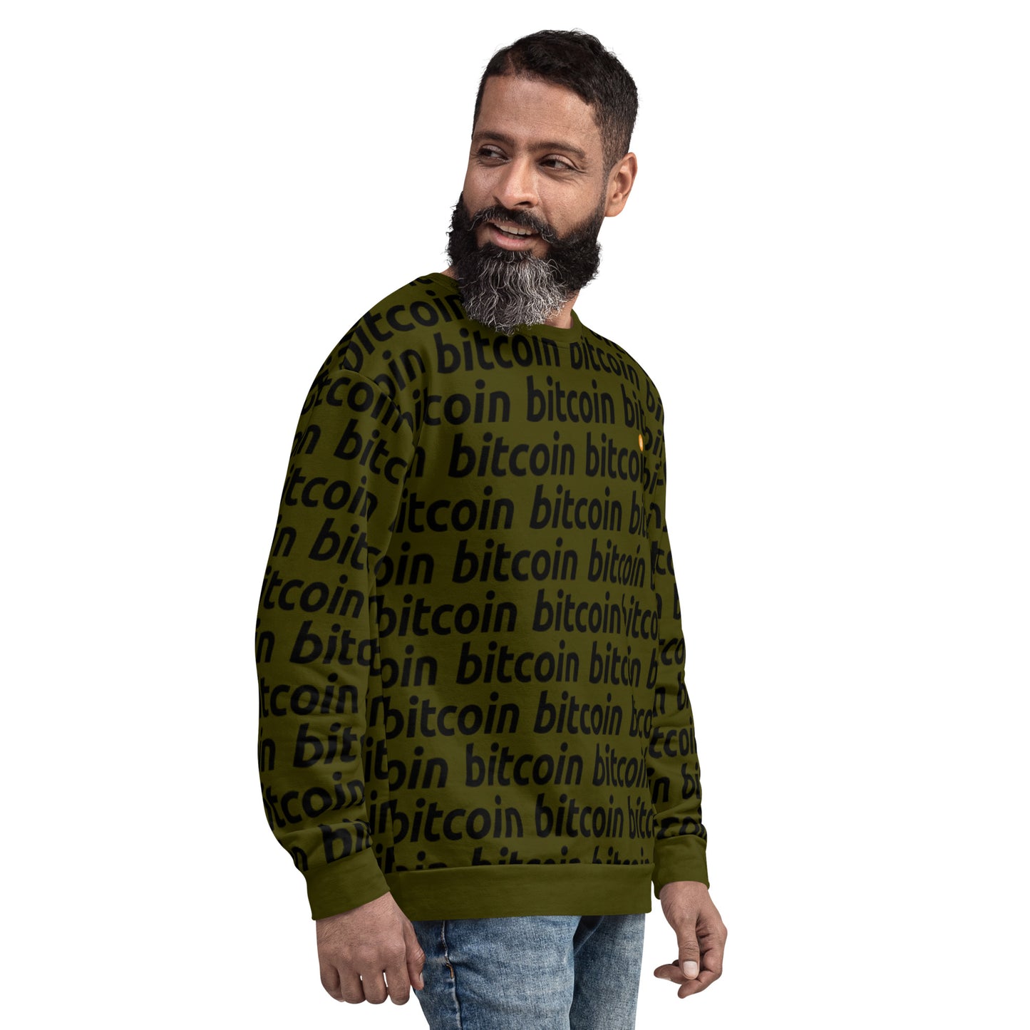 Bitcoin Deep Green Sweatshirt printful