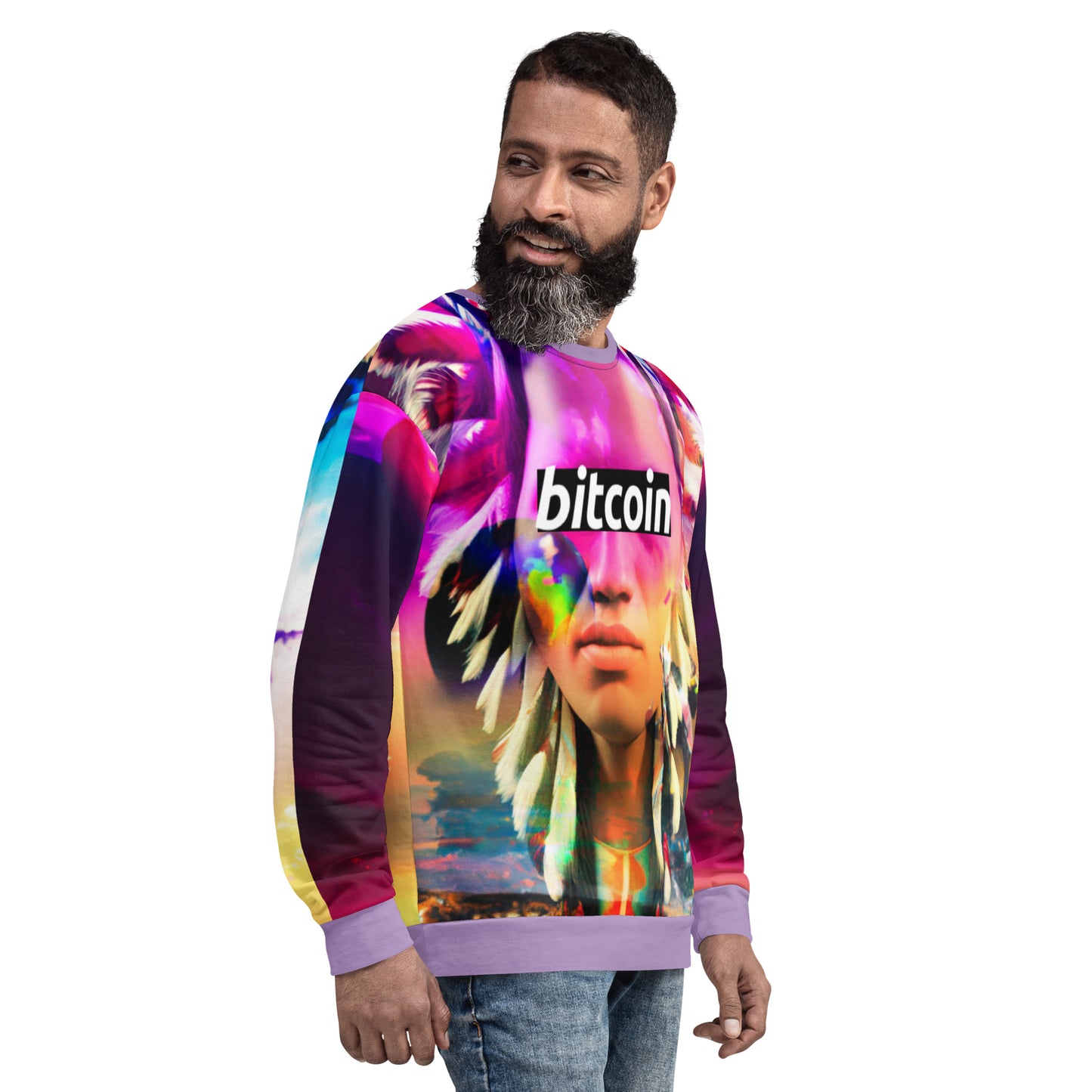 Bitcoin Bold Eye Sweatshirt printful