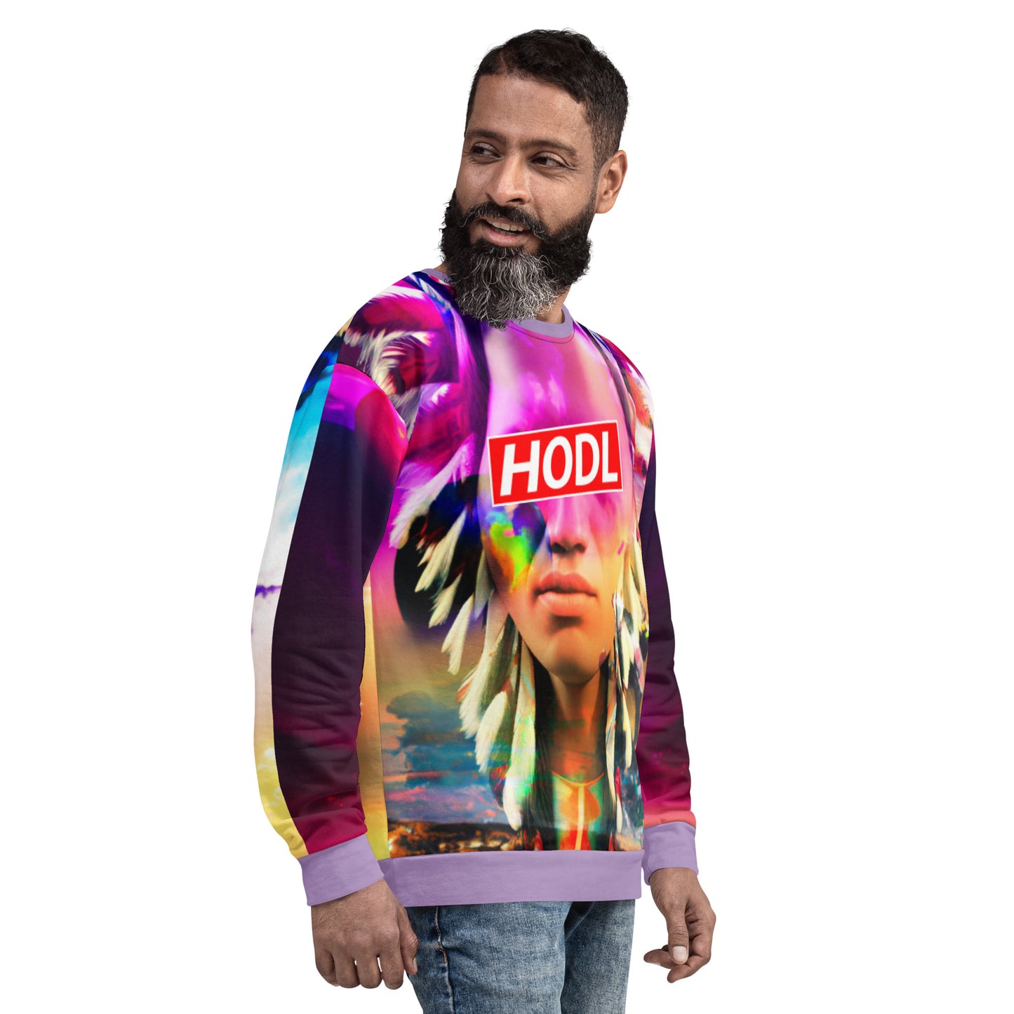 Hodl Native Sweatshirt printful
