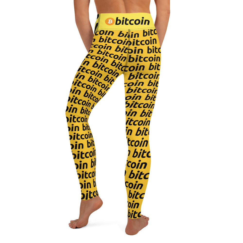 Bitcoin Honey Yoga Leggings