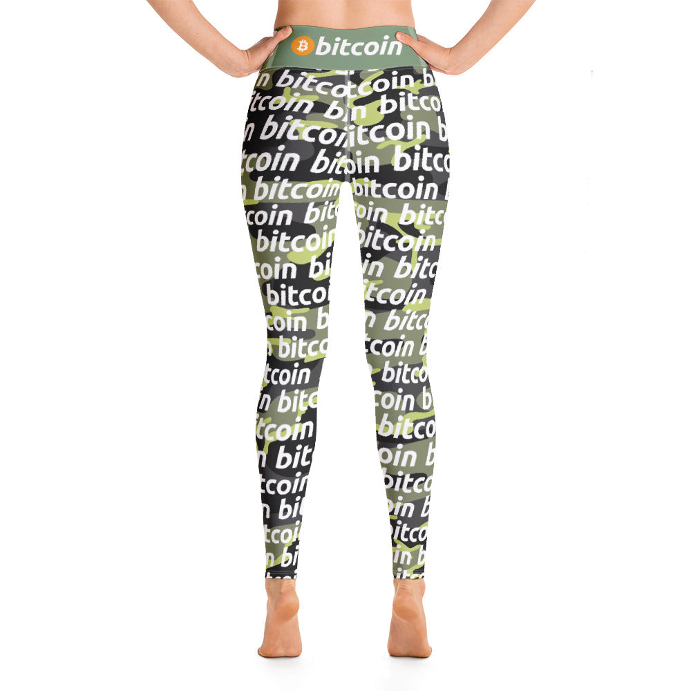 Bitcoin Everglade Yoga Leggings printful
