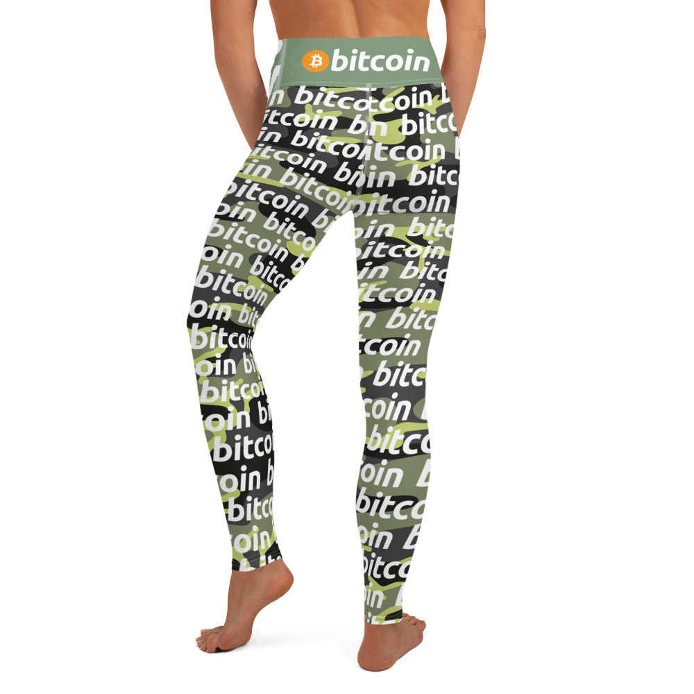Bitcoin Everglade Yoga Leggings printful