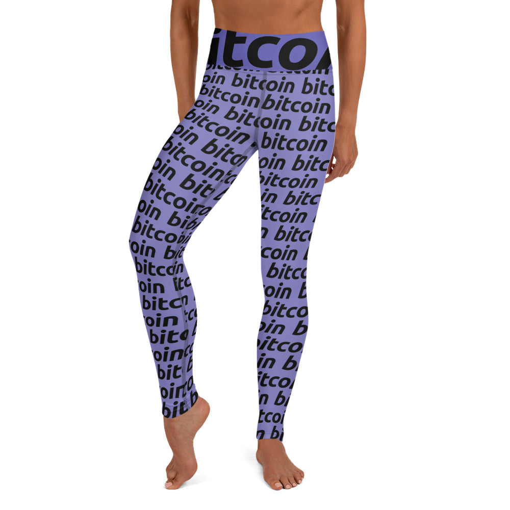 Bitcoin Violetta Yoga Leggings