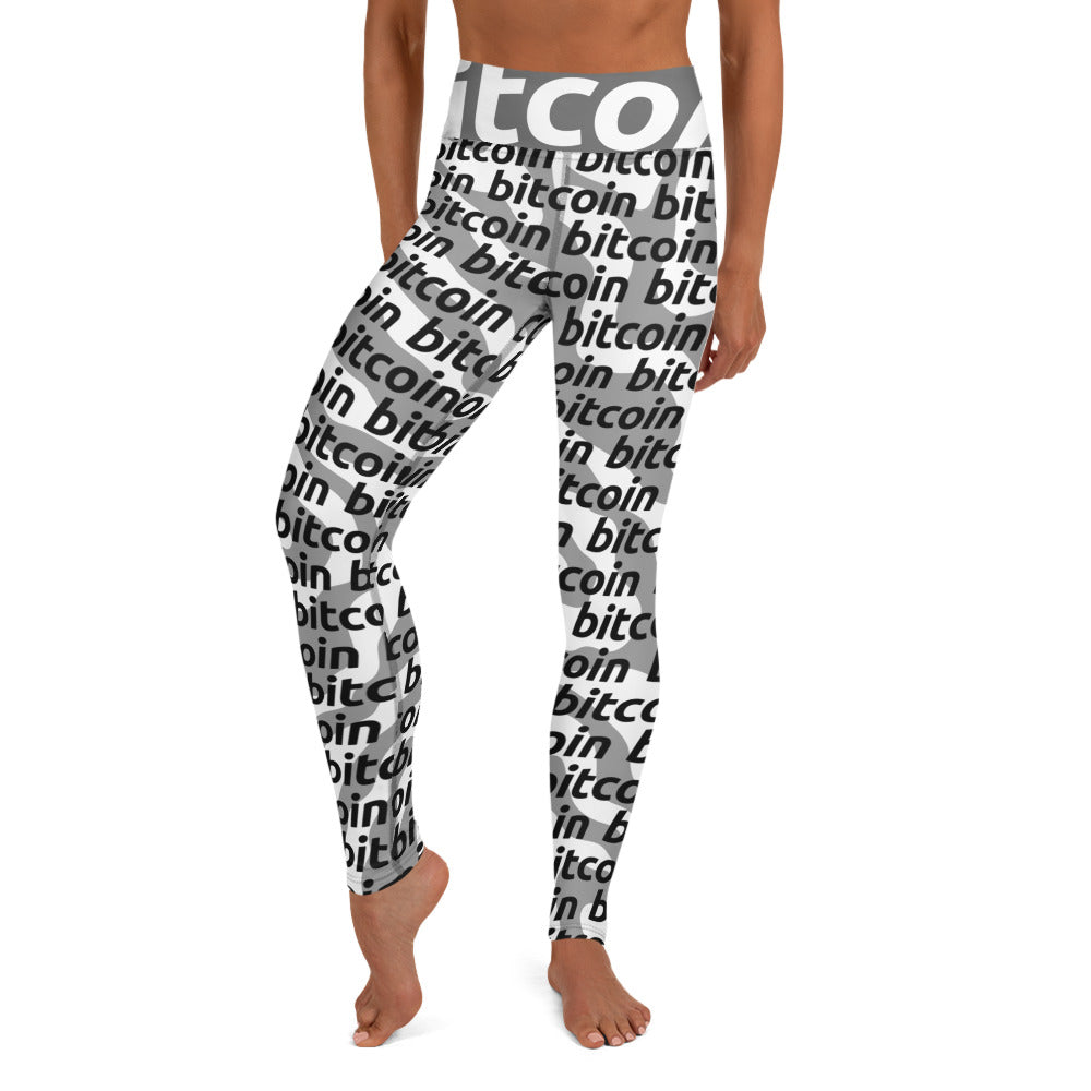 Bitcoin Loft Yoga Leggings printful