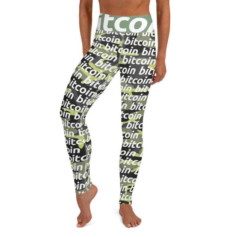 Bitcoin Everglade Yoga Leggings printful