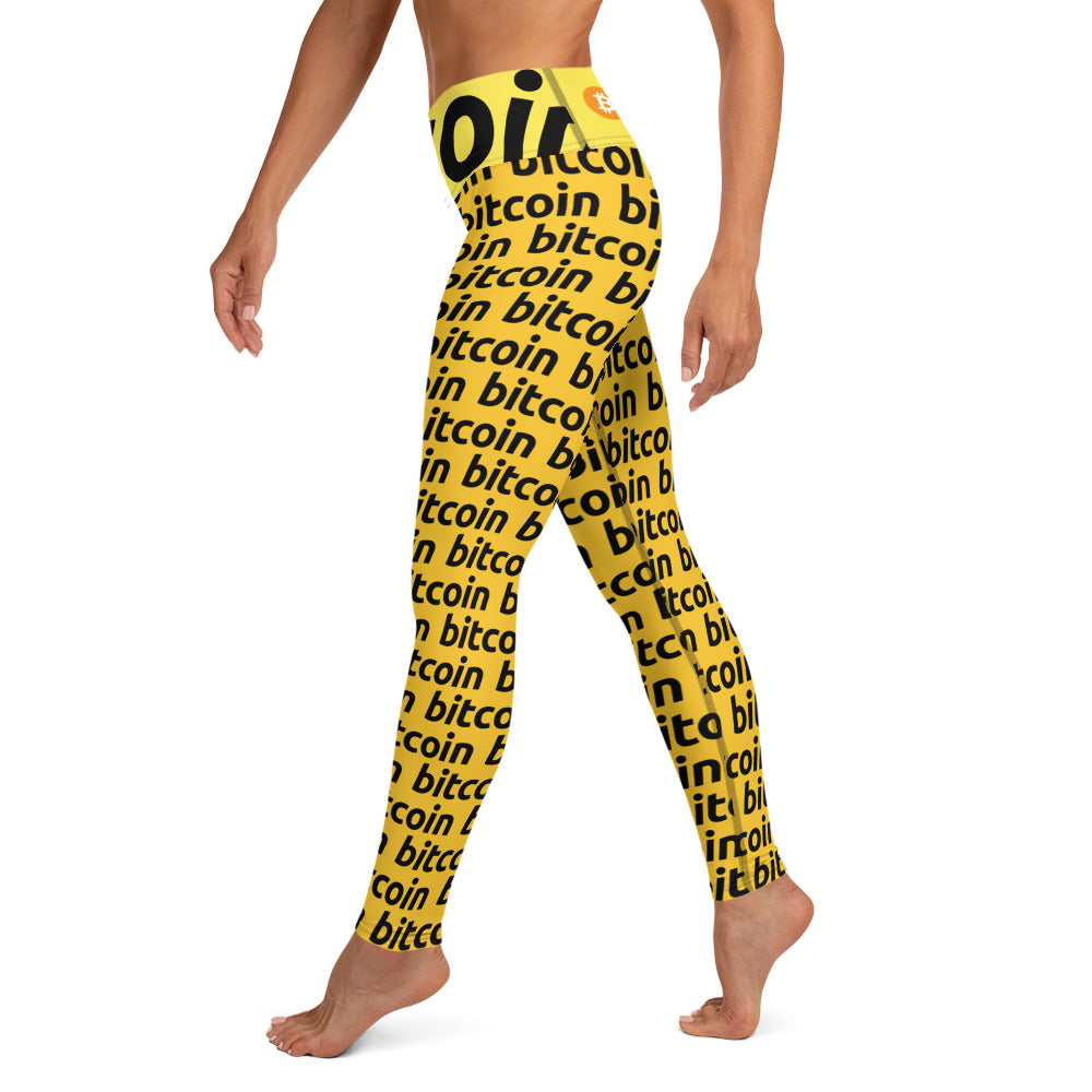 Bitcoin Honey Yoga Leggings