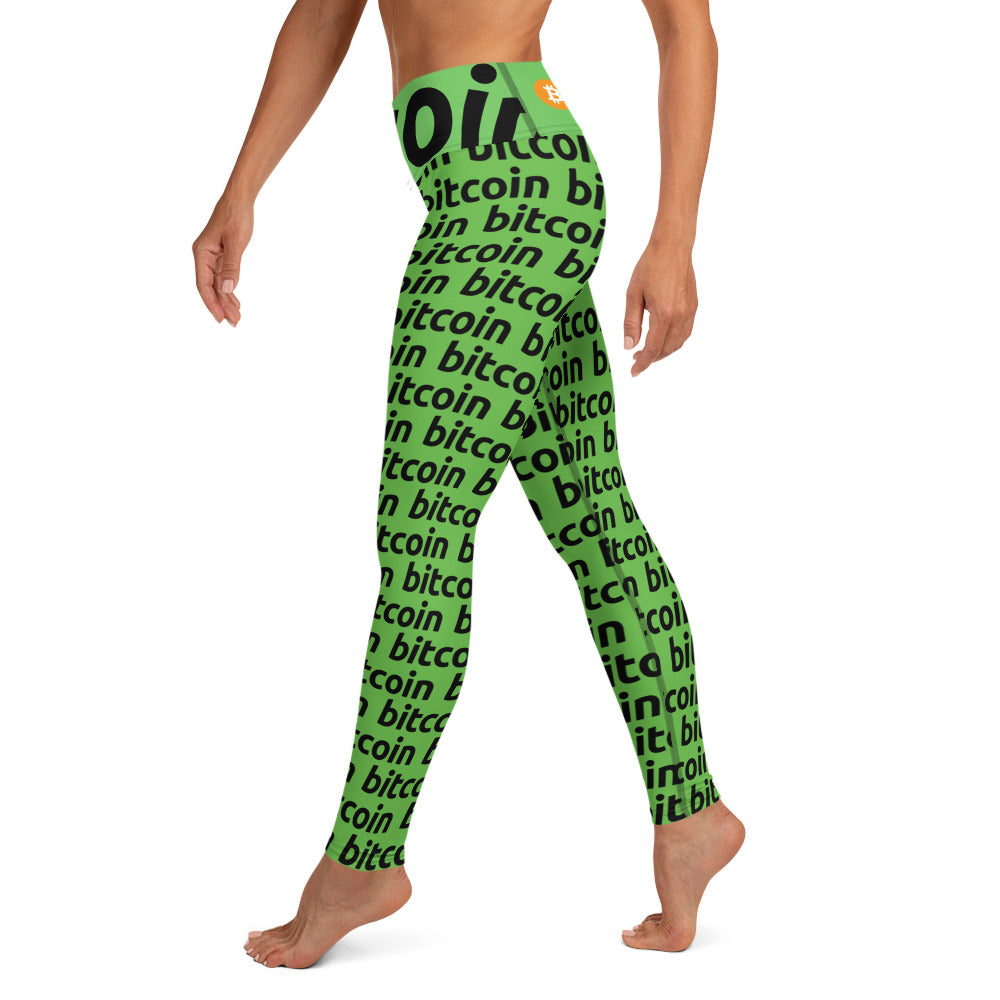 Bitcoin Tree Yoga Leggings
