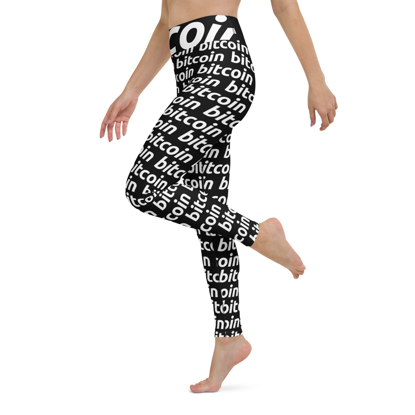 Bitcoin Classic Yoga Leggings printful