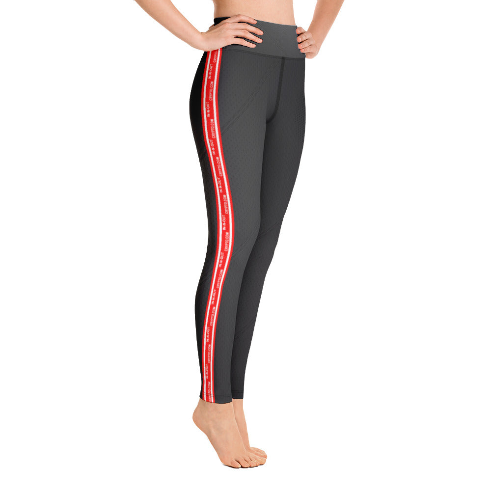 In N Out Crypto Yoga Leggings In N Out Crypto