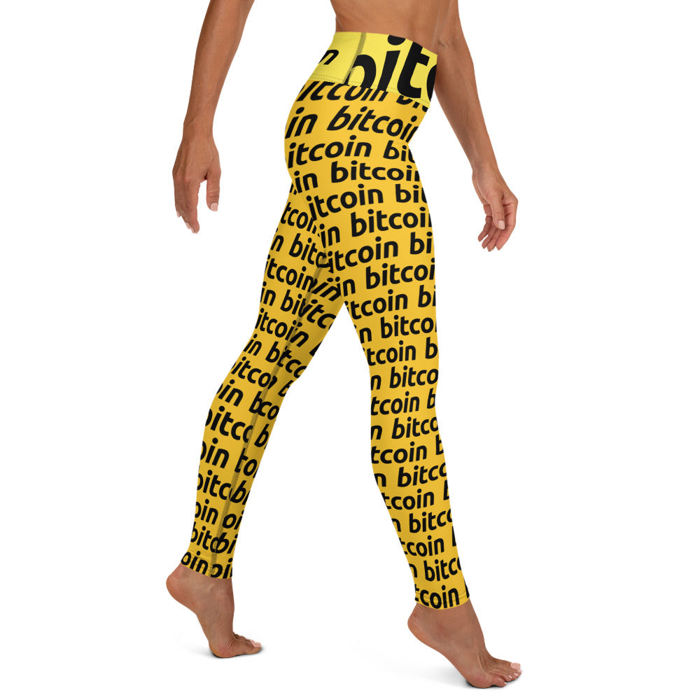 Bitcoin Honey Yoga Leggings