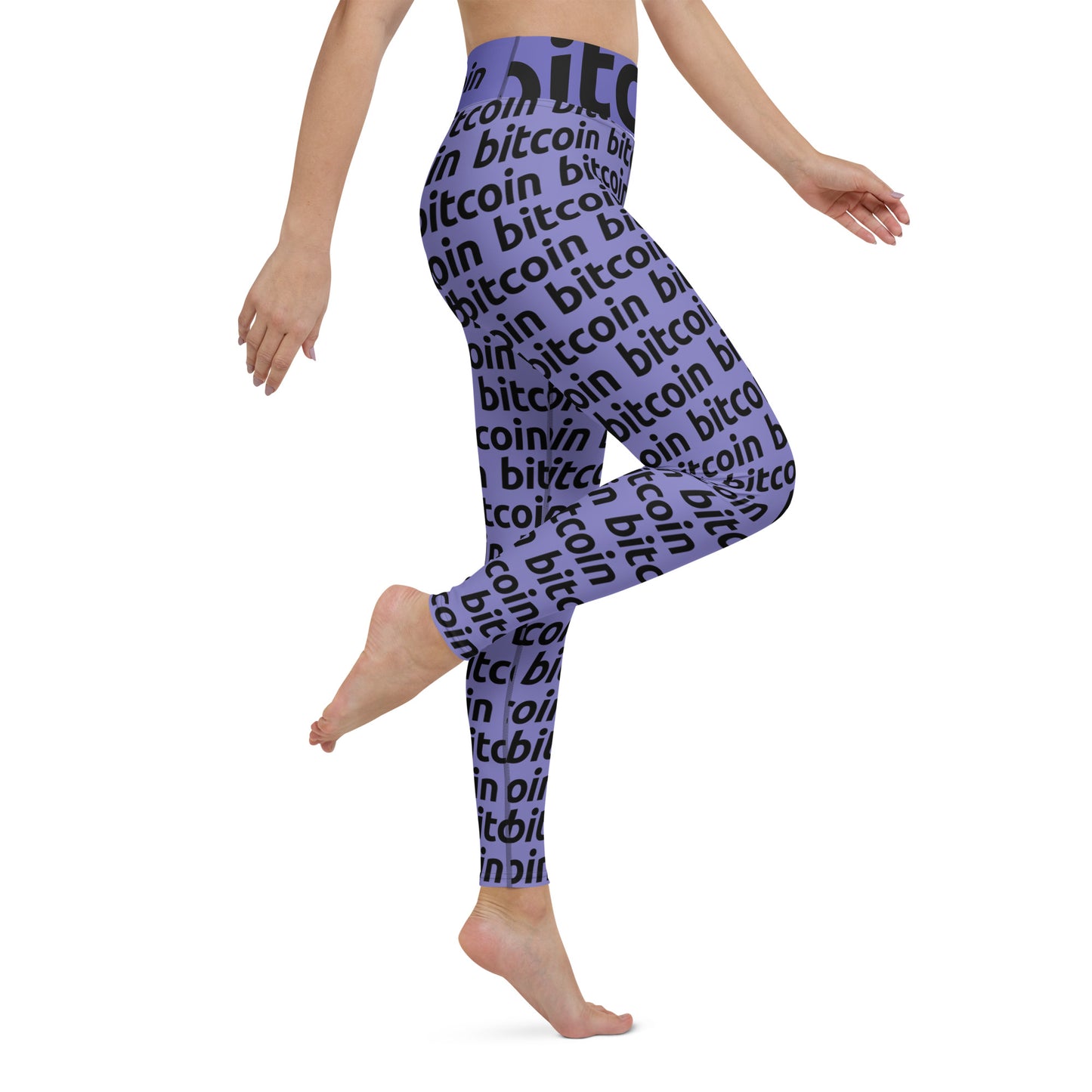 Bitcoin Violetta Yoga Leggings