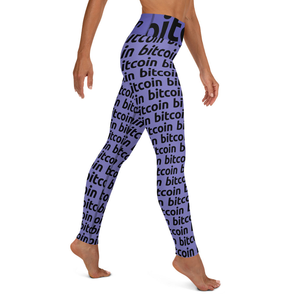 Bitcoin Violetta Yoga Leggings