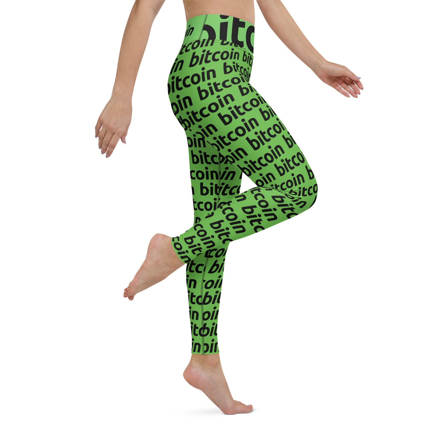 Bitcoin Tree Yoga Leggings