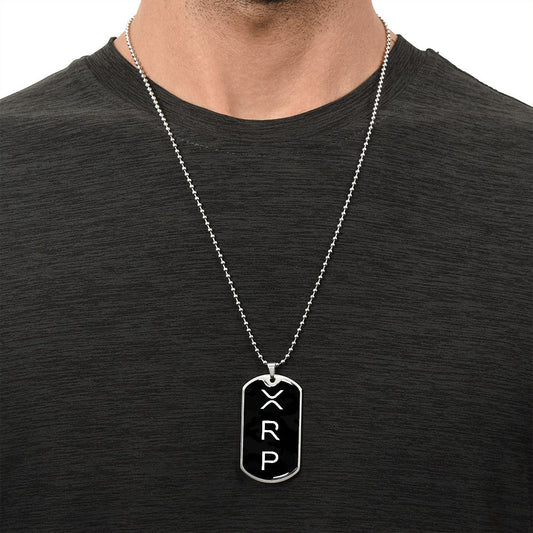 XRP Camo Crypto Tag ShineOn Fulfillment