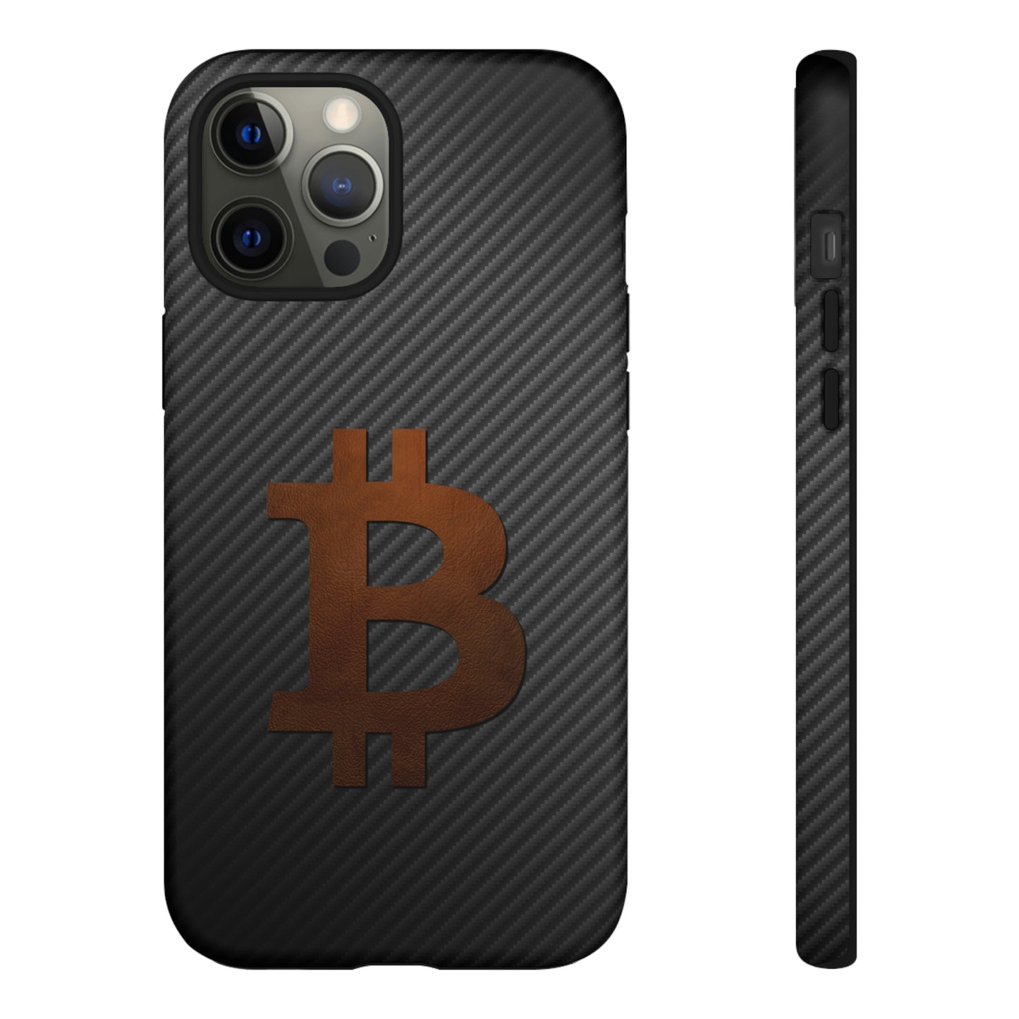 Bitcoin Fiber Brown Leather Case In N Out Crypto