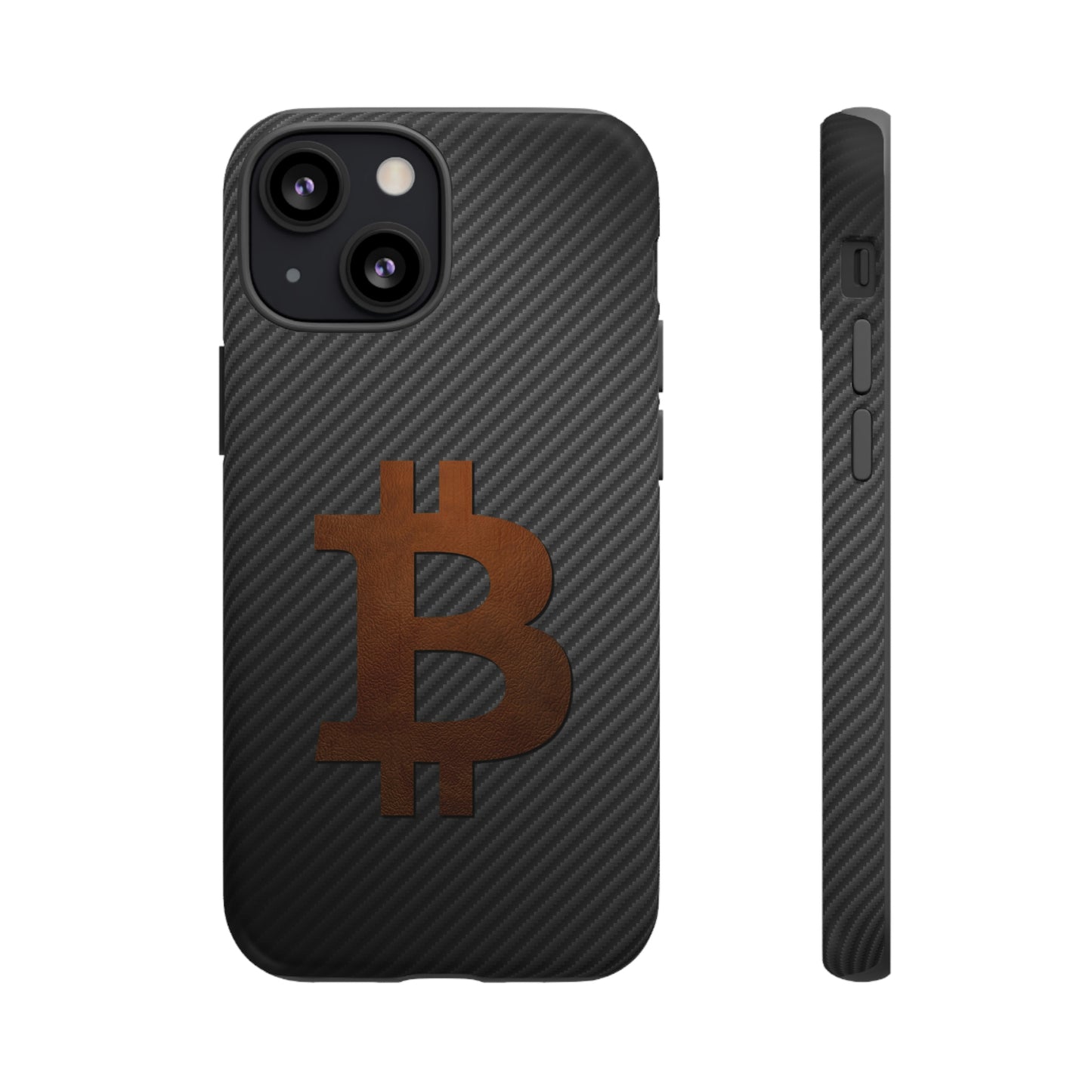 Bitcoin Fiber Brown Leather Case In N Out Crypto