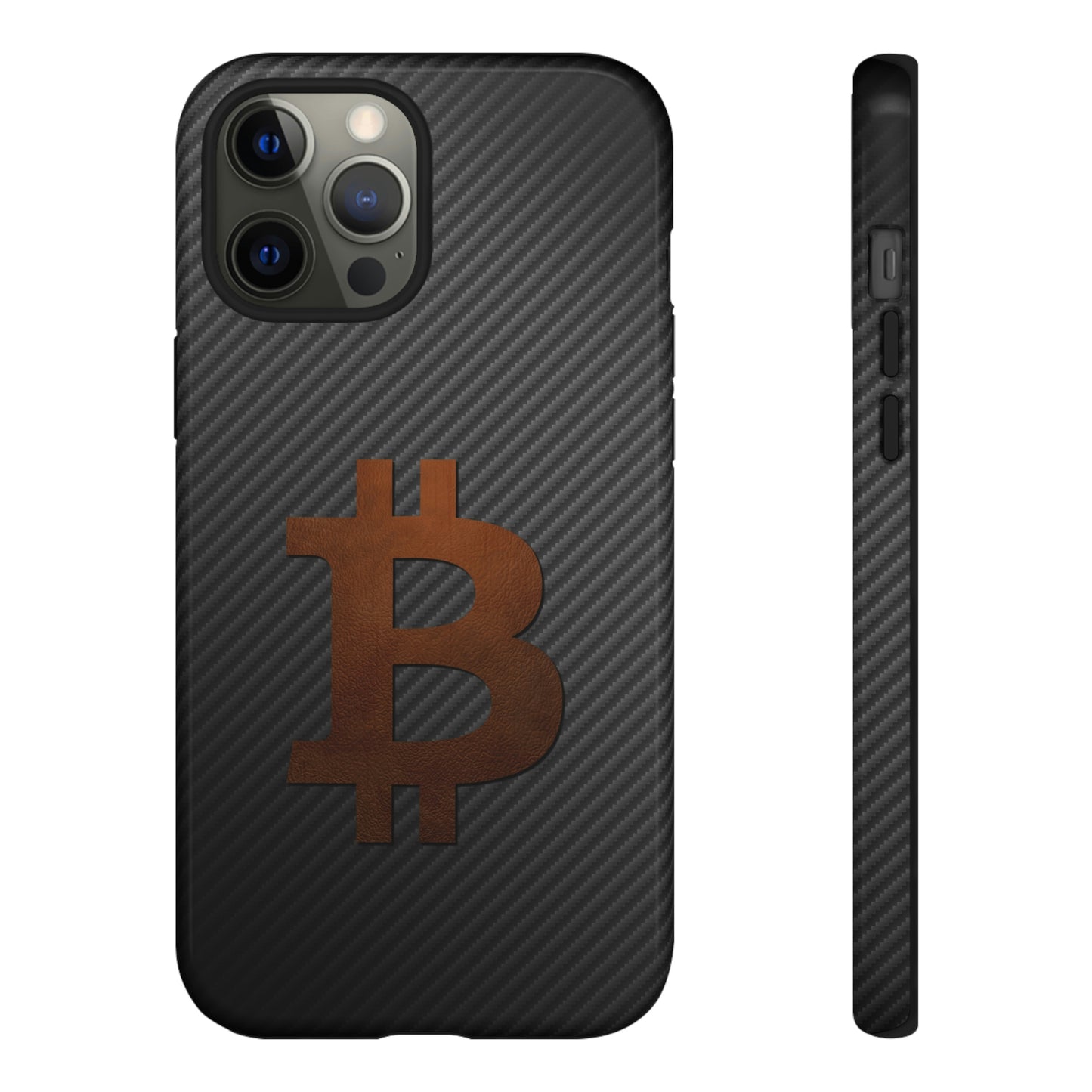 Bitcoin Fiber Brown Leather Case In N Out Crypto