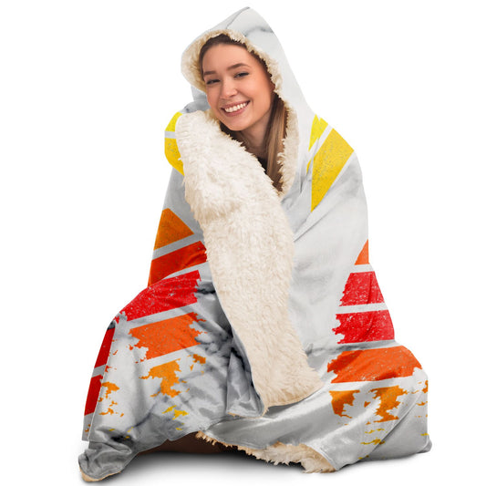 Bitcoin Marble Forest Hooded Blanket In N Out Crypto