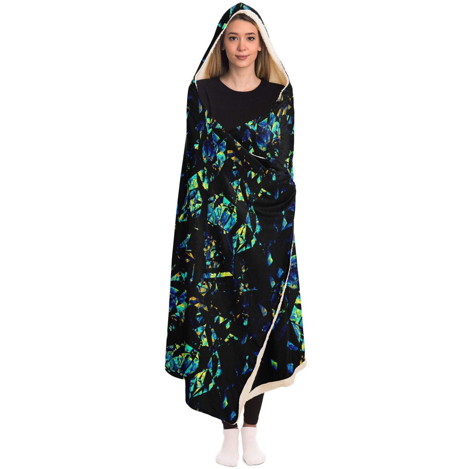 Bitcoin Solo Hooded Blanket In N Out Crypto