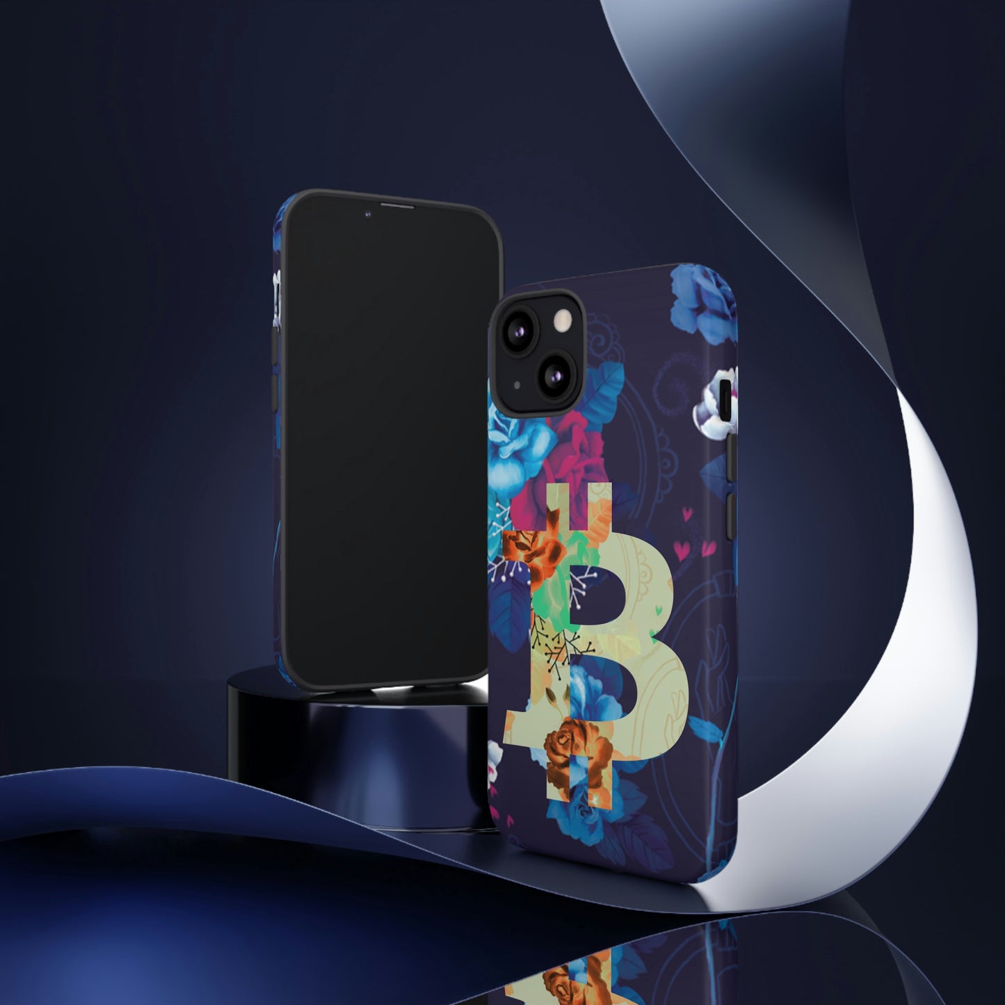 Bitcoin Flowers Art Case In N Out Crypto