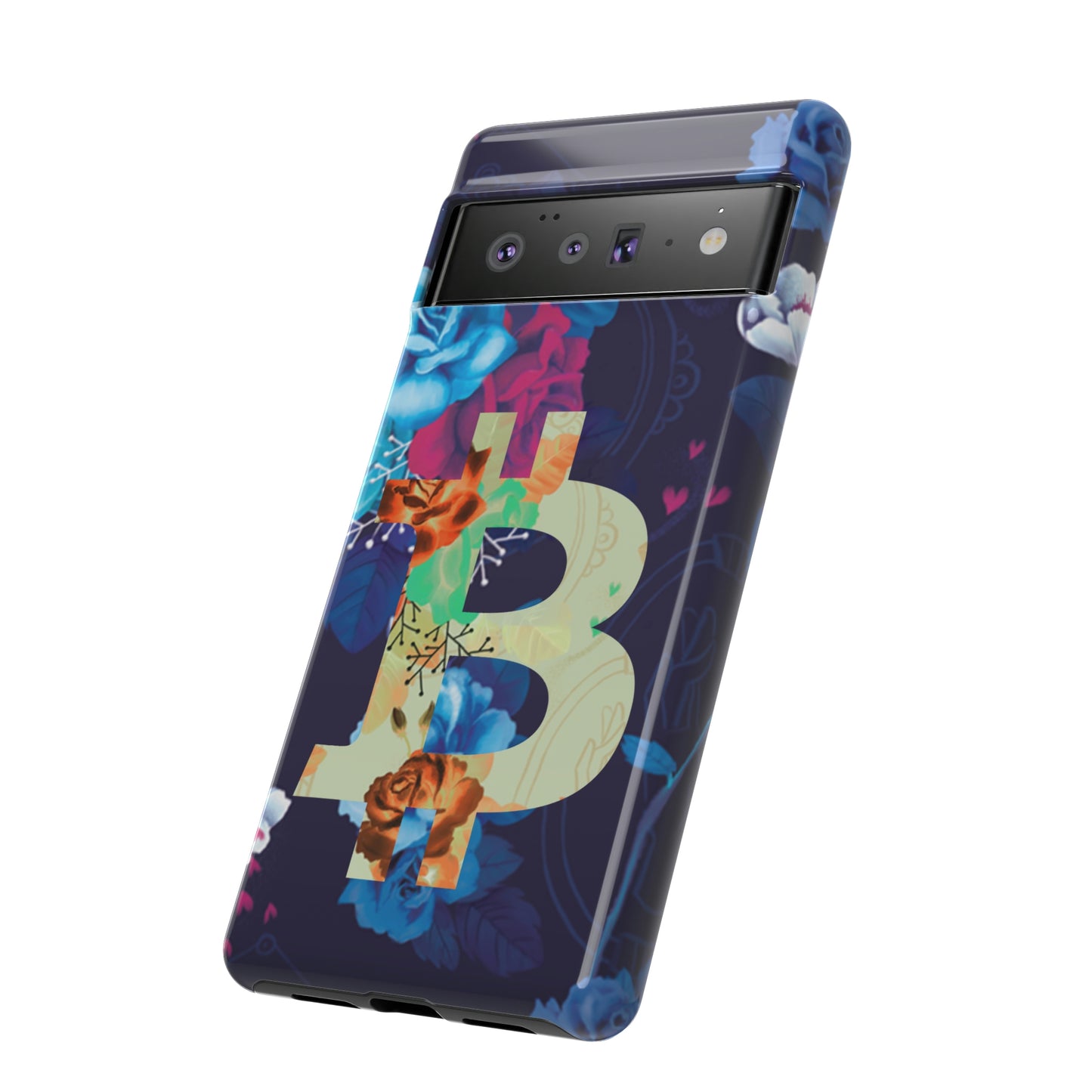 Bitcoin Flowers Art Case In N Out Crypto