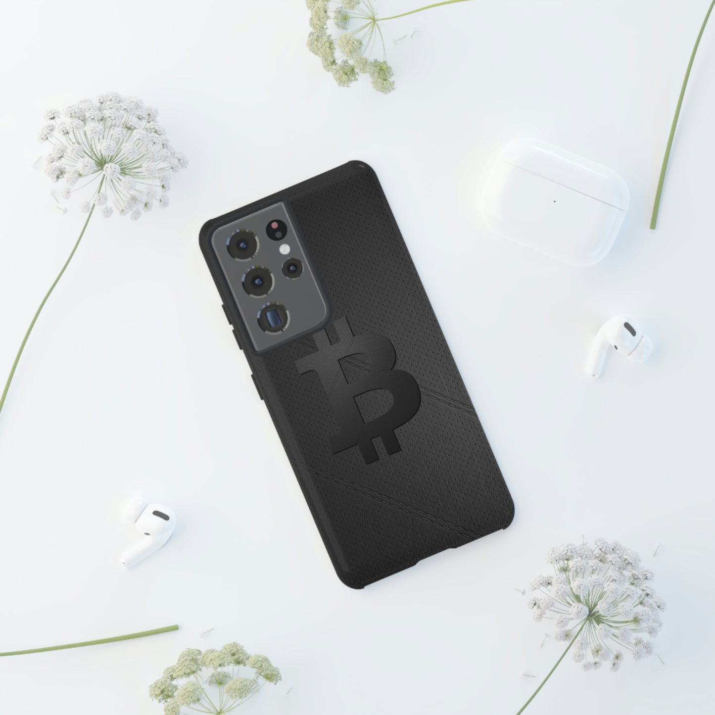 Bitcoin Leather Phone Case In N Out Crypto