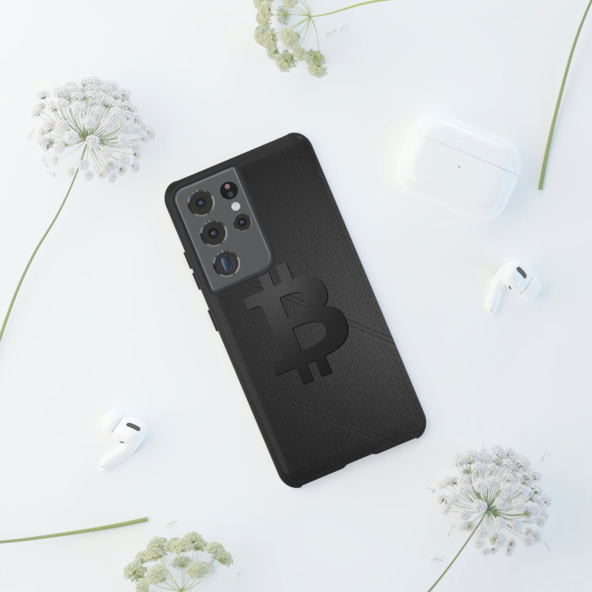 Bitcoin Leather Phone Case In N Out Crypto