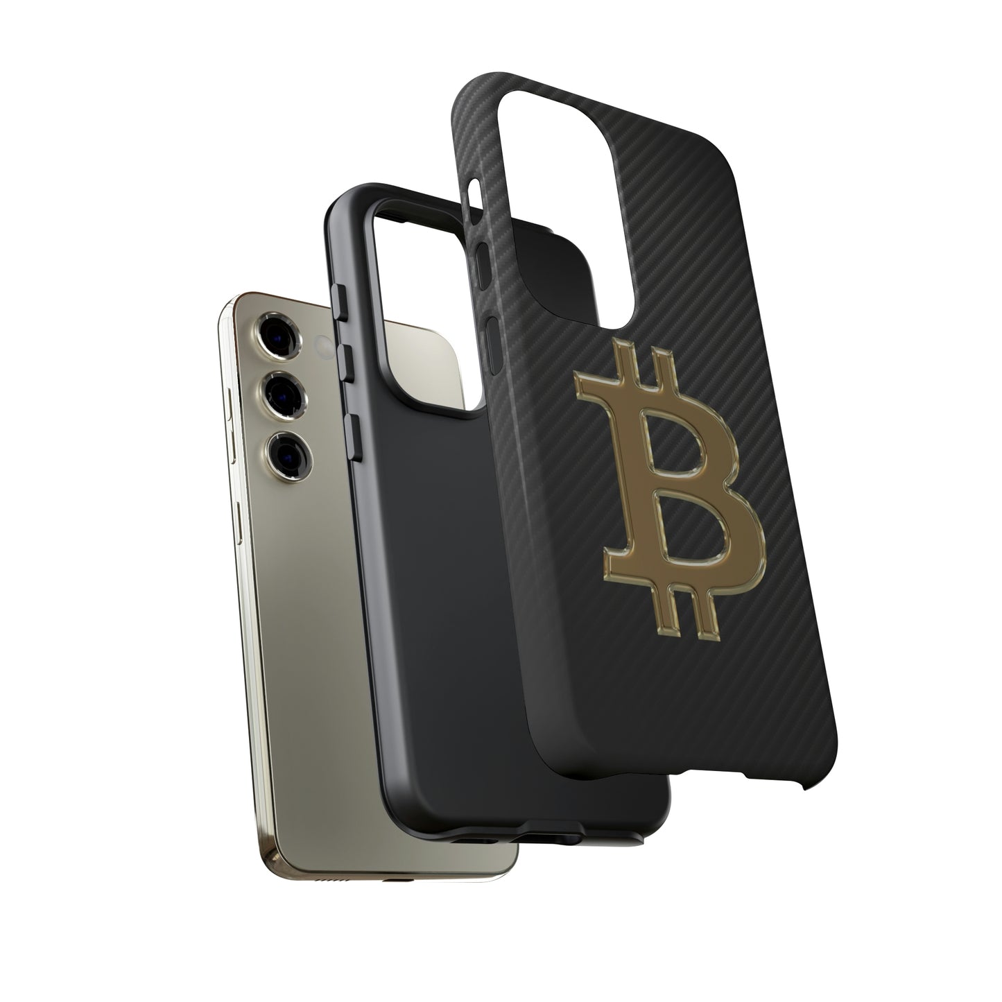 Bitcoin Carbon Fiber Gold Case In N Out Crypto