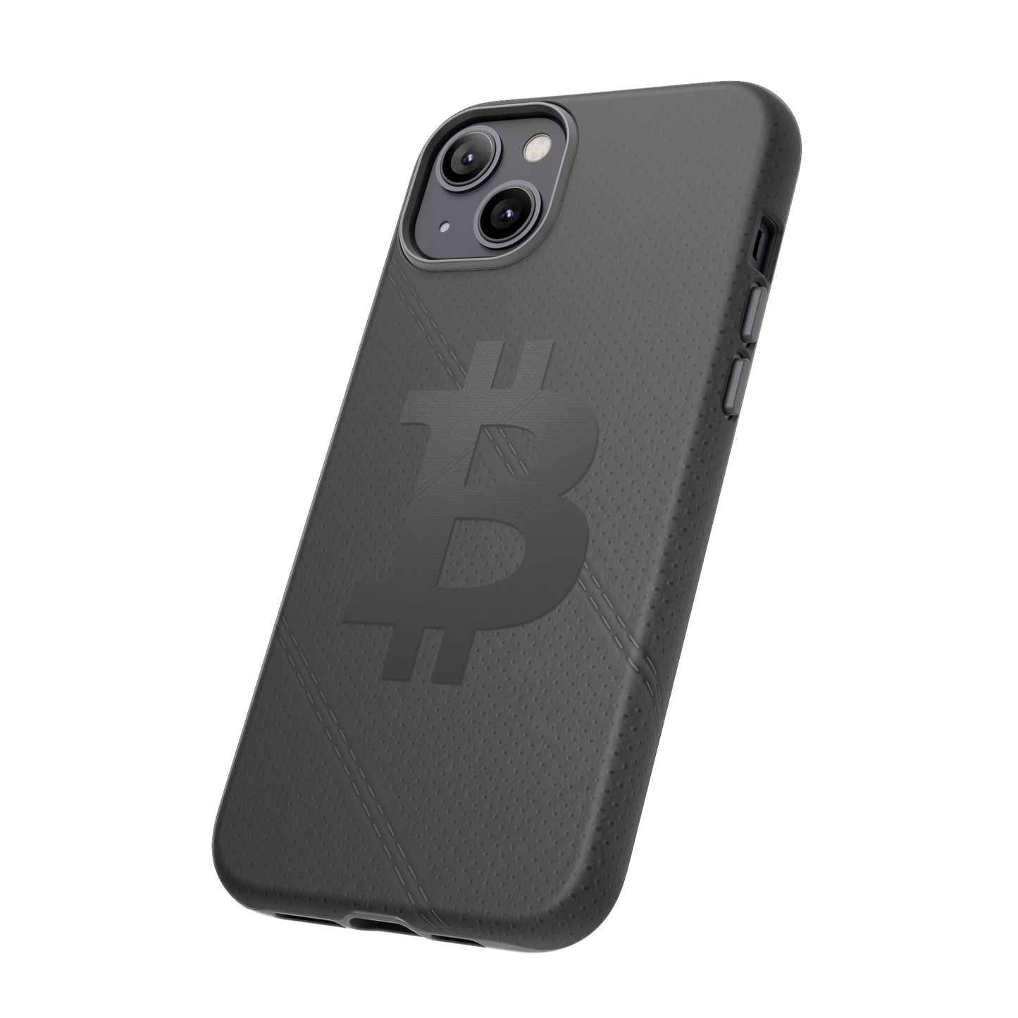 Bitcoin Leather Phone Case In N Out Crypto
