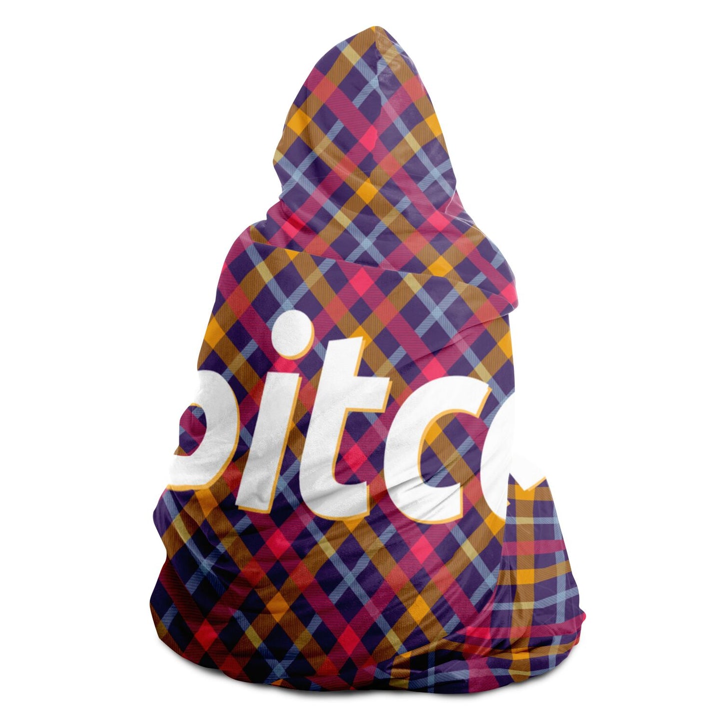 Bitcoin Kite Hooded Blanket In N Out Crypto