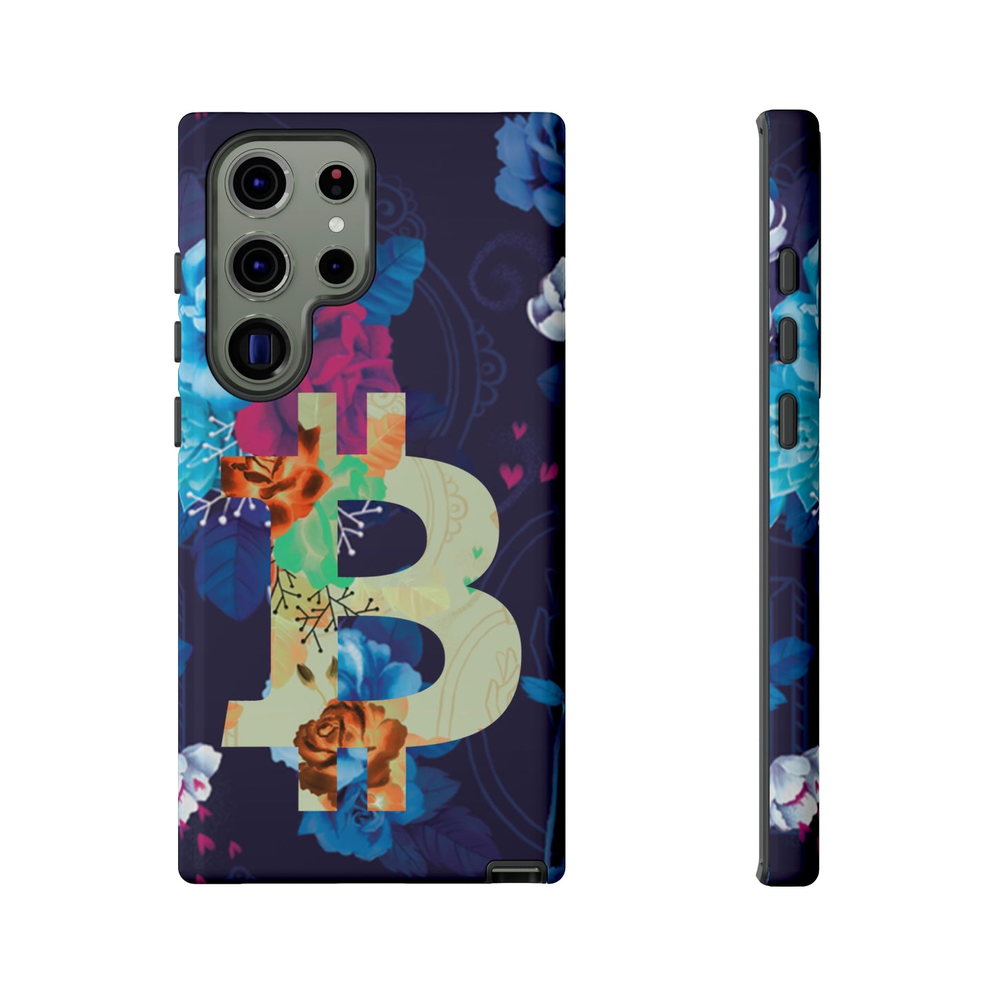 Bitcoin Flowers Art Case In N Out Crypto