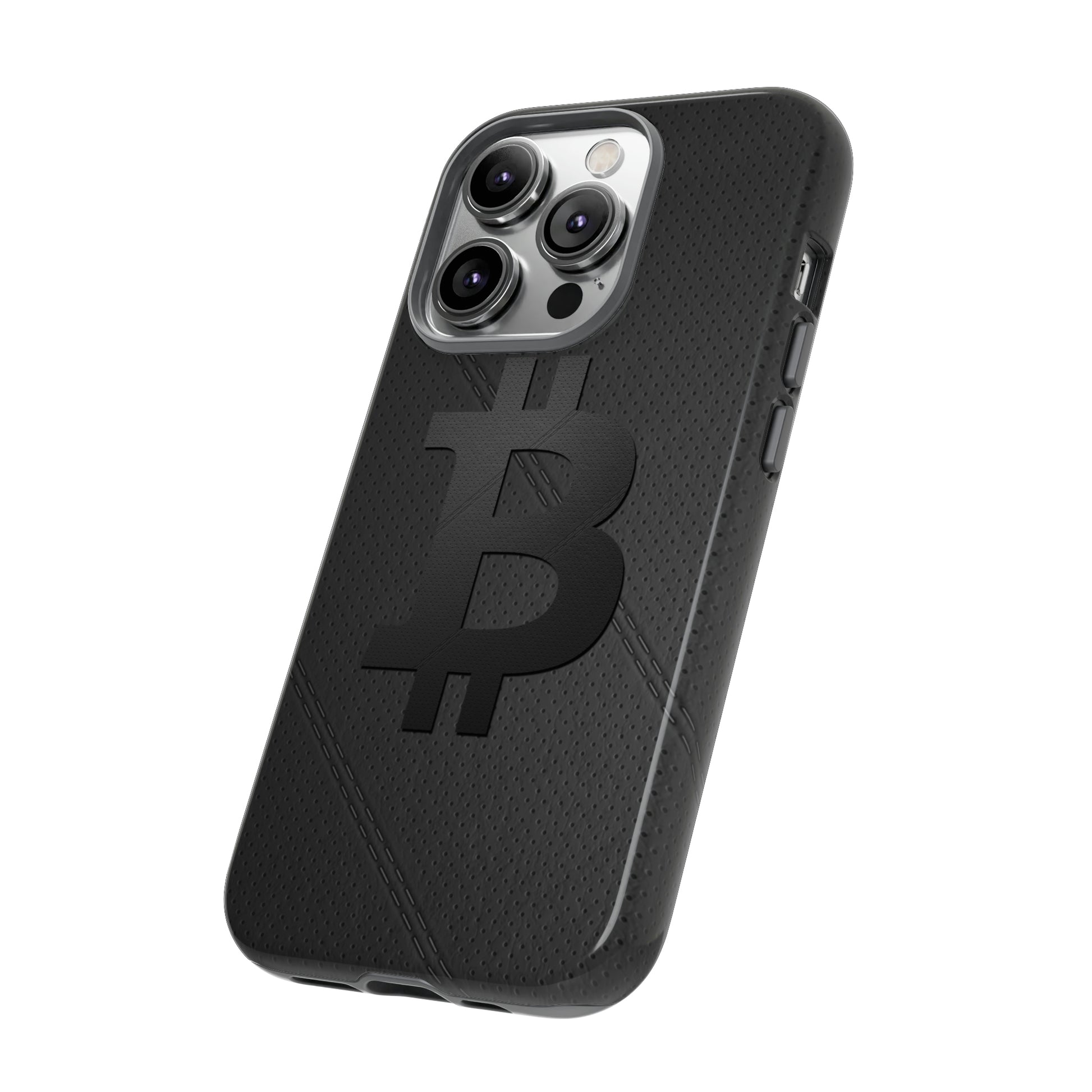 Bitcoin Leather Phone Case In N Out Crypto