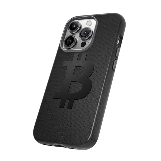 Bitcoin Leather Phone Case In N Out Crypto