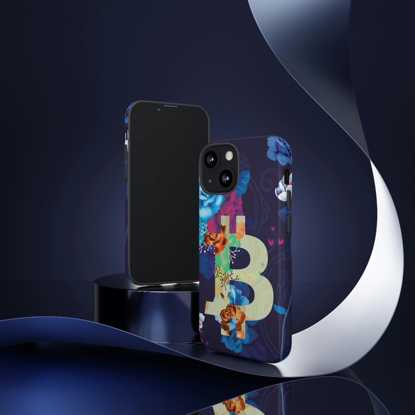 Bitcoin Flowers Art Case In N Out Crypto