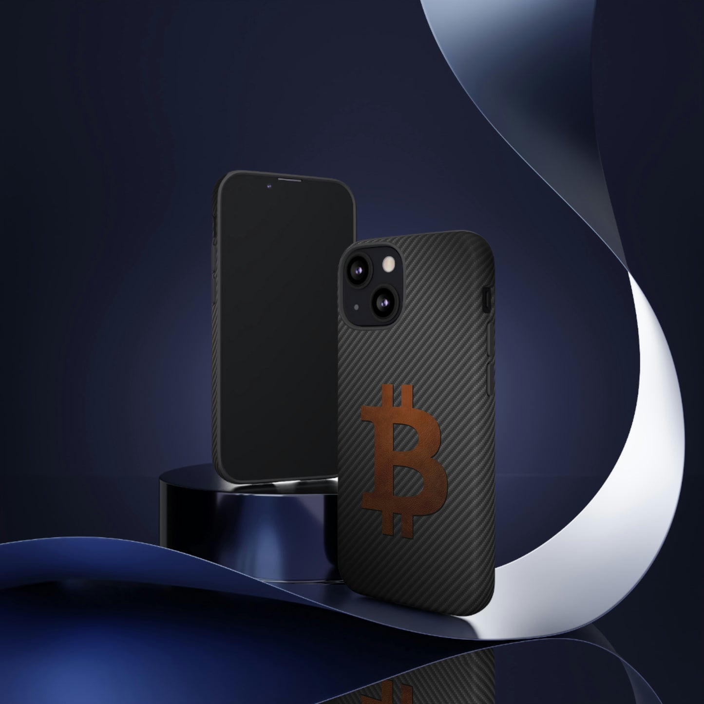 Bitcoin Fiber Brown Leather Case In N Out Crypto