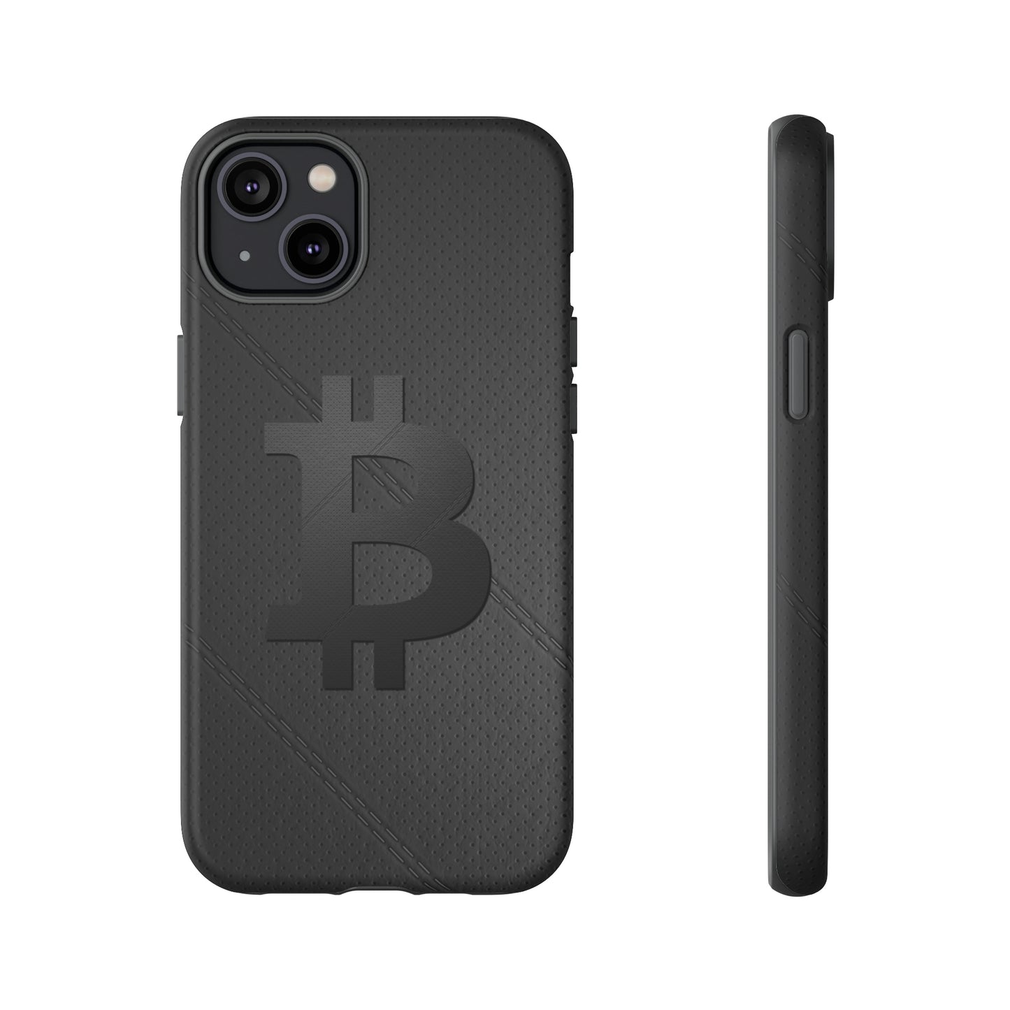 Bitcoin Leather Phone Case In N Out Crypto