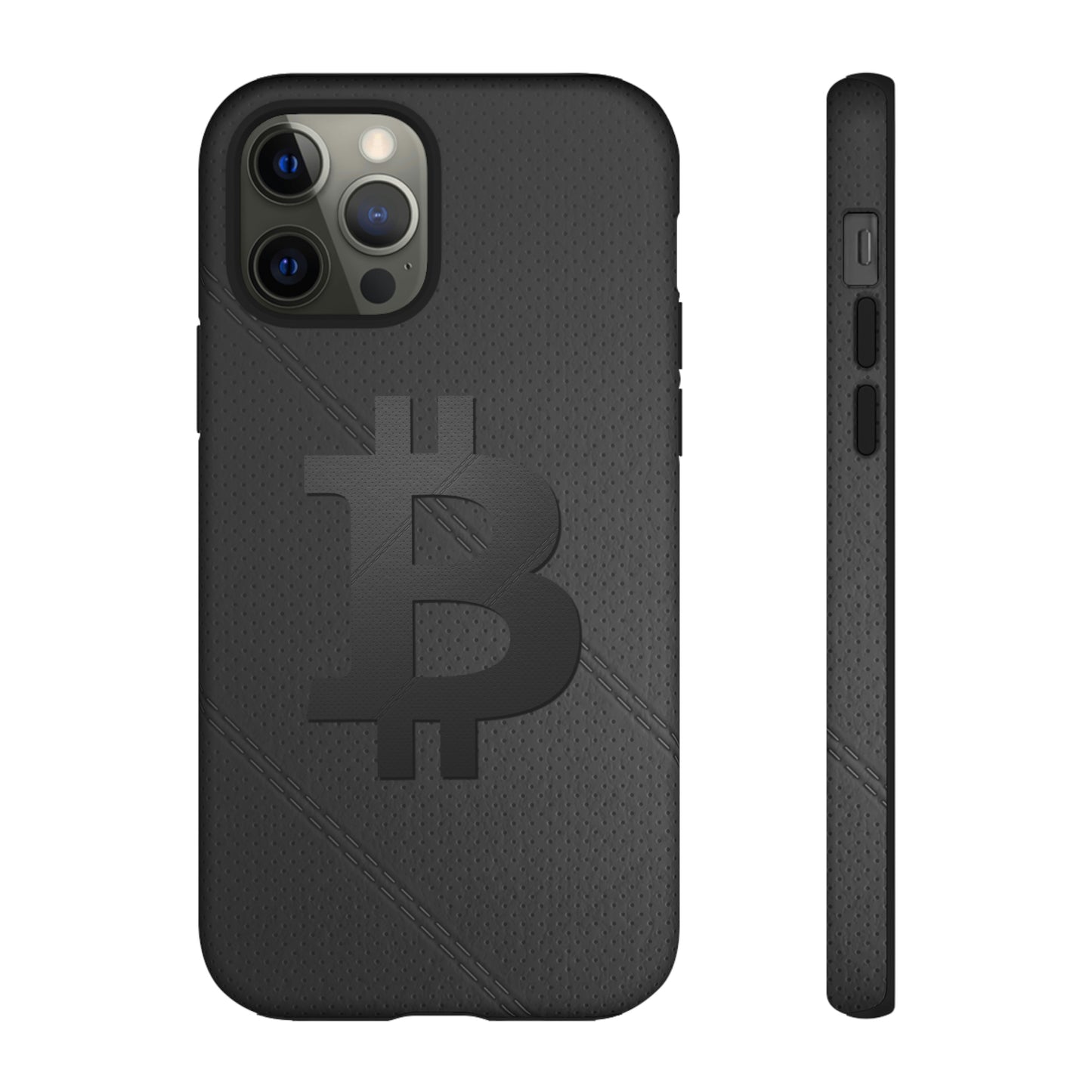 Bitcoin Leather Phone Case In N Out Crypto