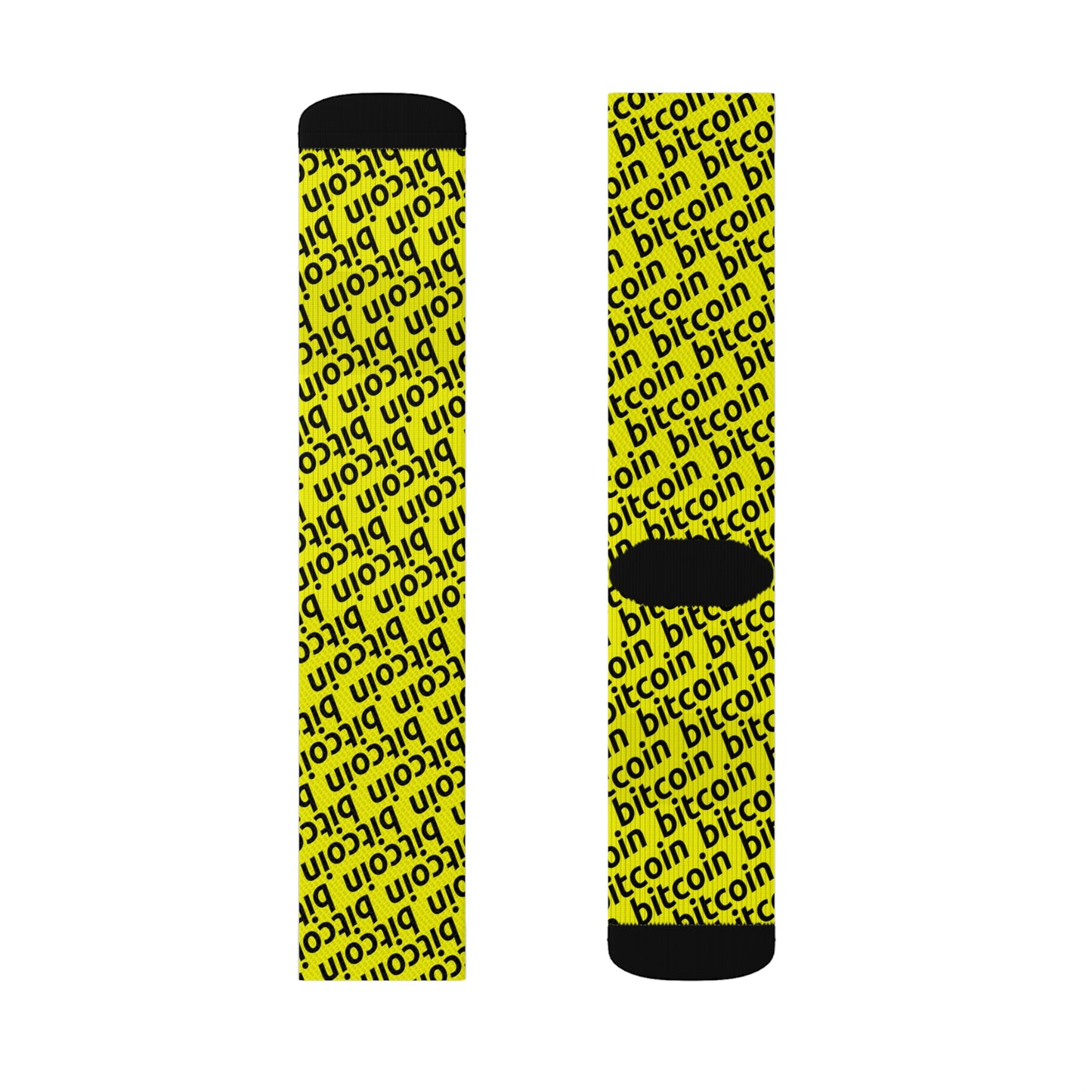 Bitcoin Lemon Socks Printify