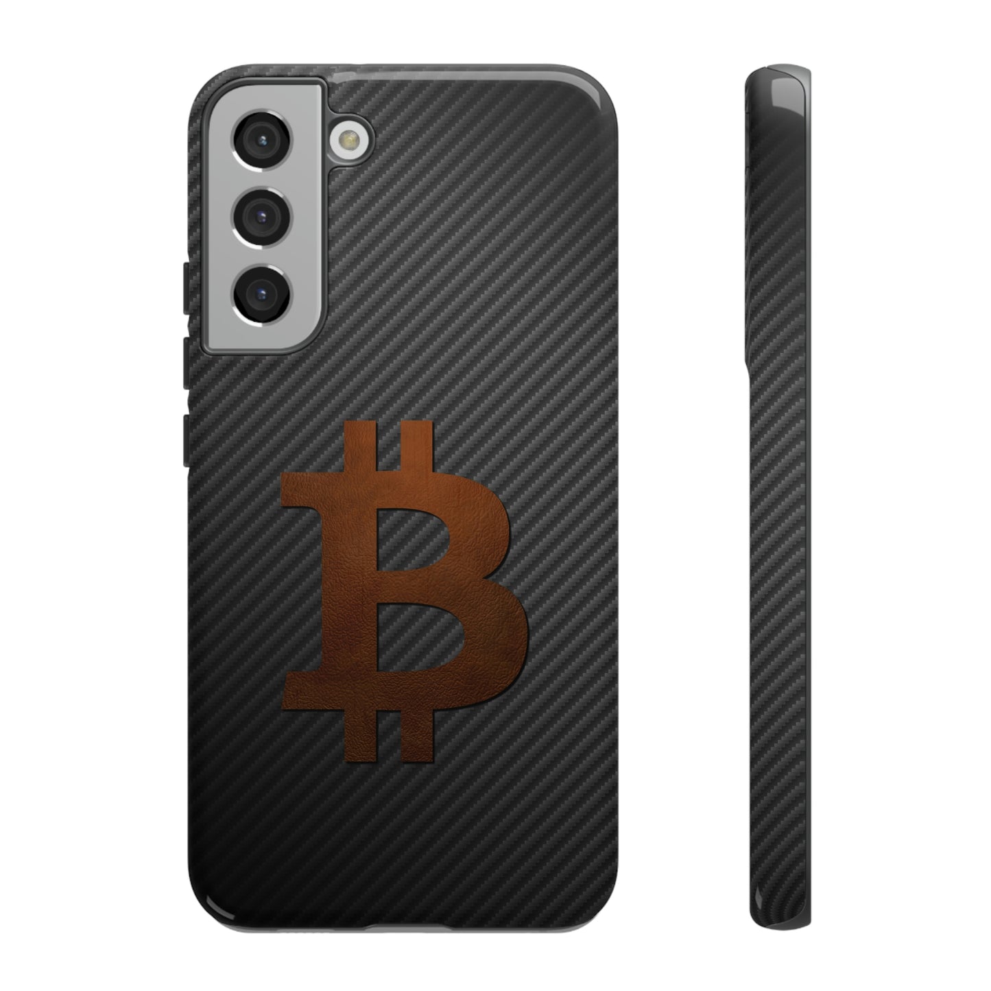 Bitcoin Fiber Brown Leather Case In N Out Crypto