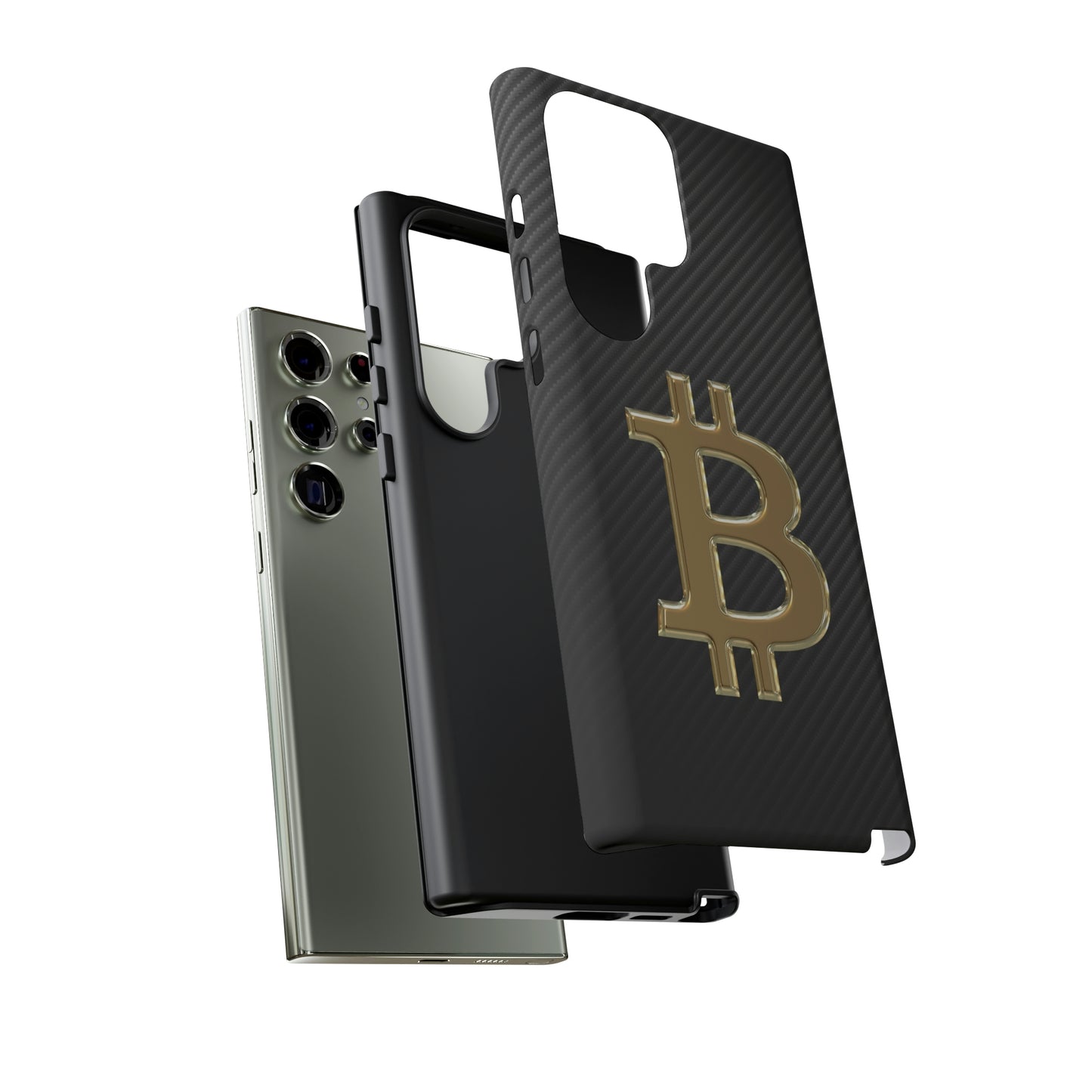 Bitcoin Carbon Fiber Gold Case In N Out Crypto