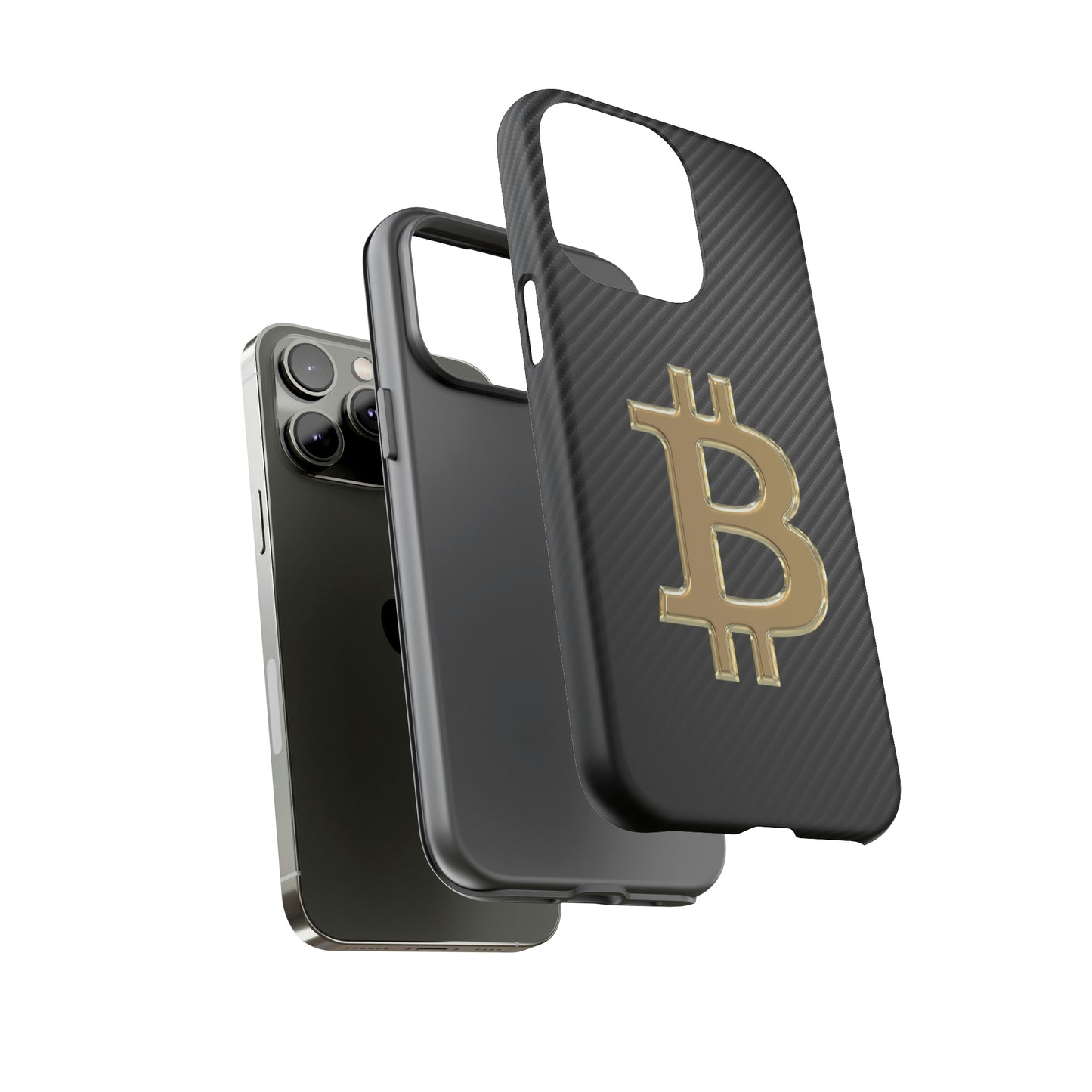Bitcoin Carbon Fiber Gold Case In N Out Crypto
