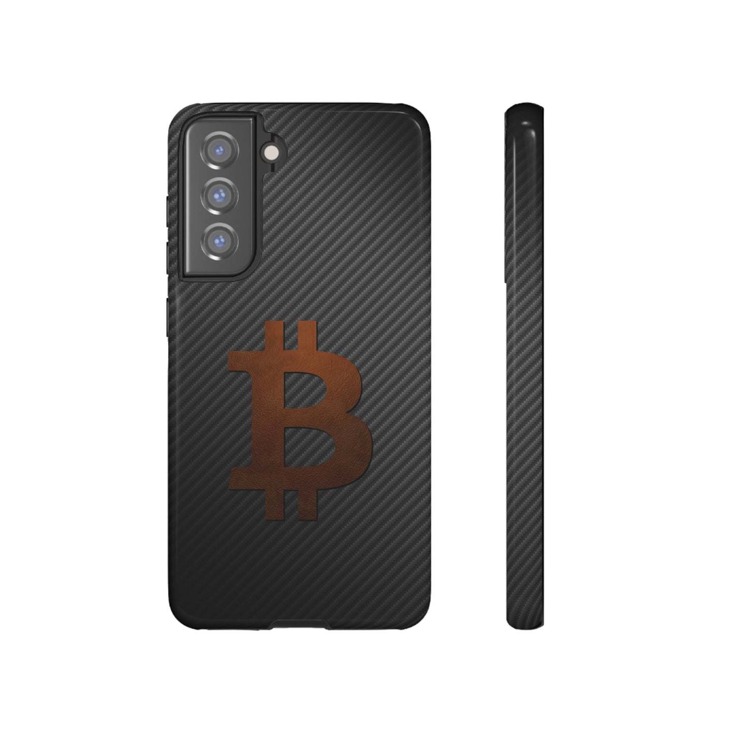 Bitcoin Fiber Brown Leather Case In N Out Crypto