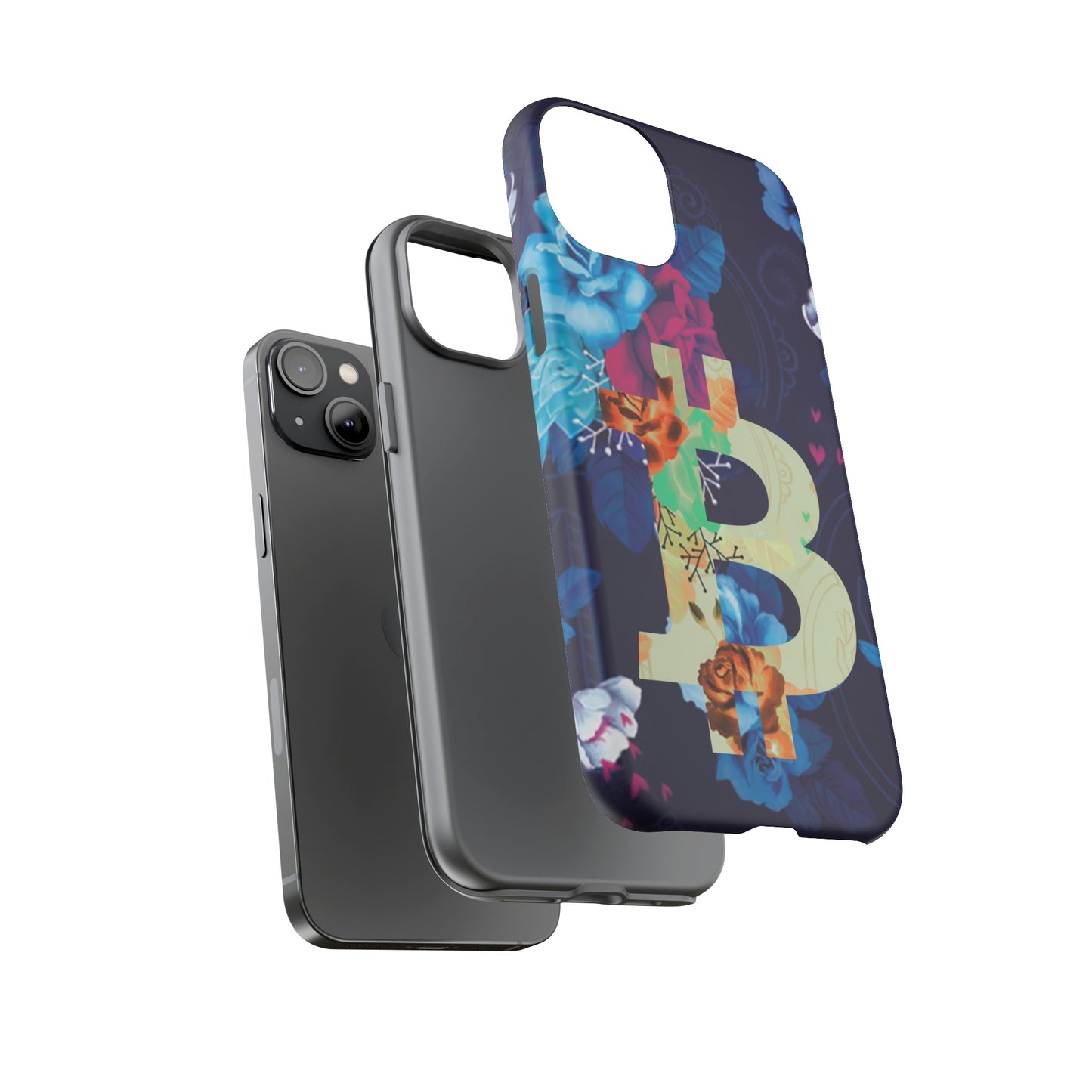 Bitcoin Flowers Art Case In N Out Crypto