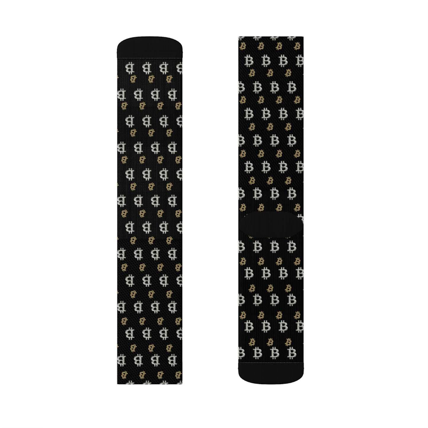 Bitcoin Simple B Socks Printify